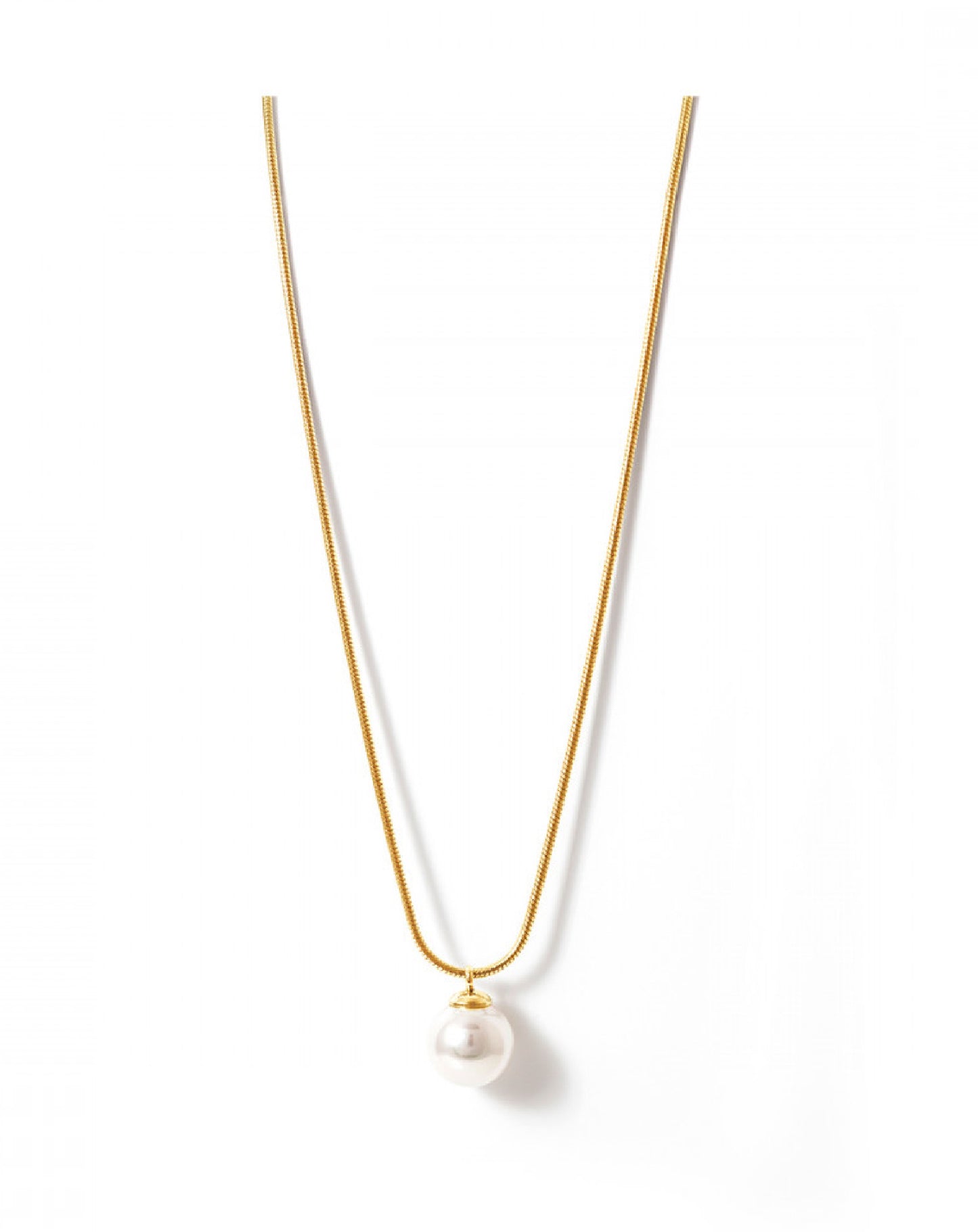 09188.01.1.N42.000.1 Majorica White Gold Tone Pearl Emerald Necklace