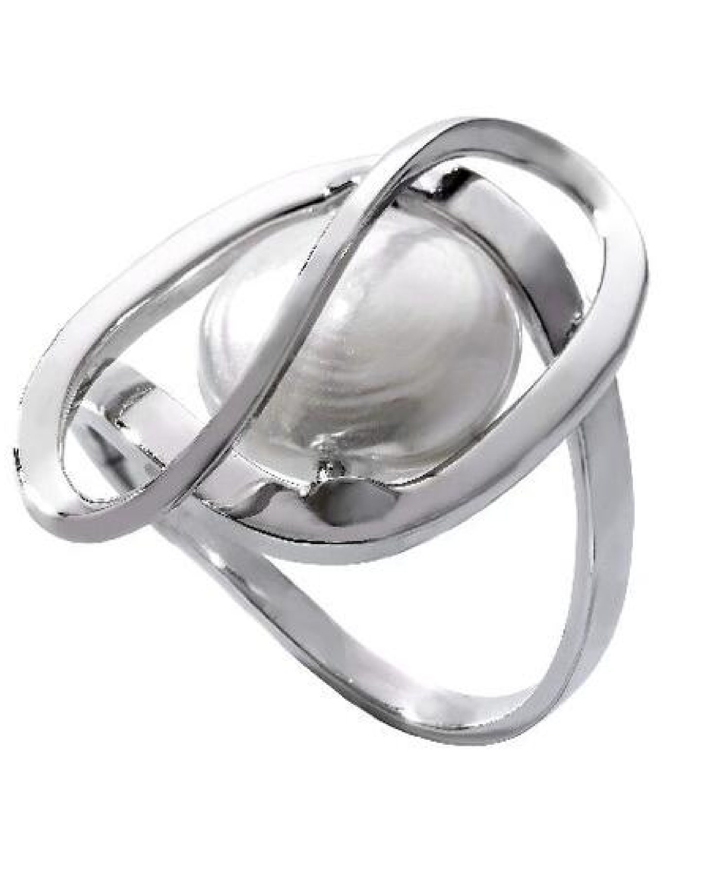 White Pearl Córcega Ring