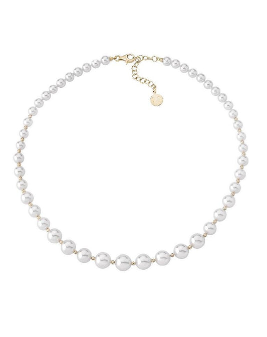 Majorica 14710.01.1.N43.000.1 White Pearl Necklace lyra, MAJ-953 Necklaces