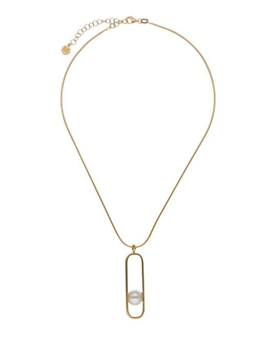 Majorica 17179.01.1.N37.000.1 Necklace White Pearl Tender Necklaces