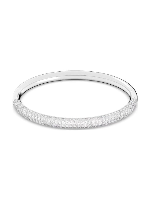 Swarovski Swarovski WHITE Rhodium Plated STONE bangle Bracelets