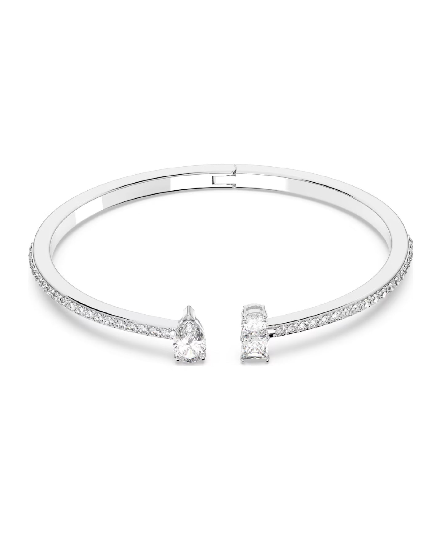 Swarovski 5556912 Swarovski ATTRACT CUFF, L size Silver Tone Jewelry