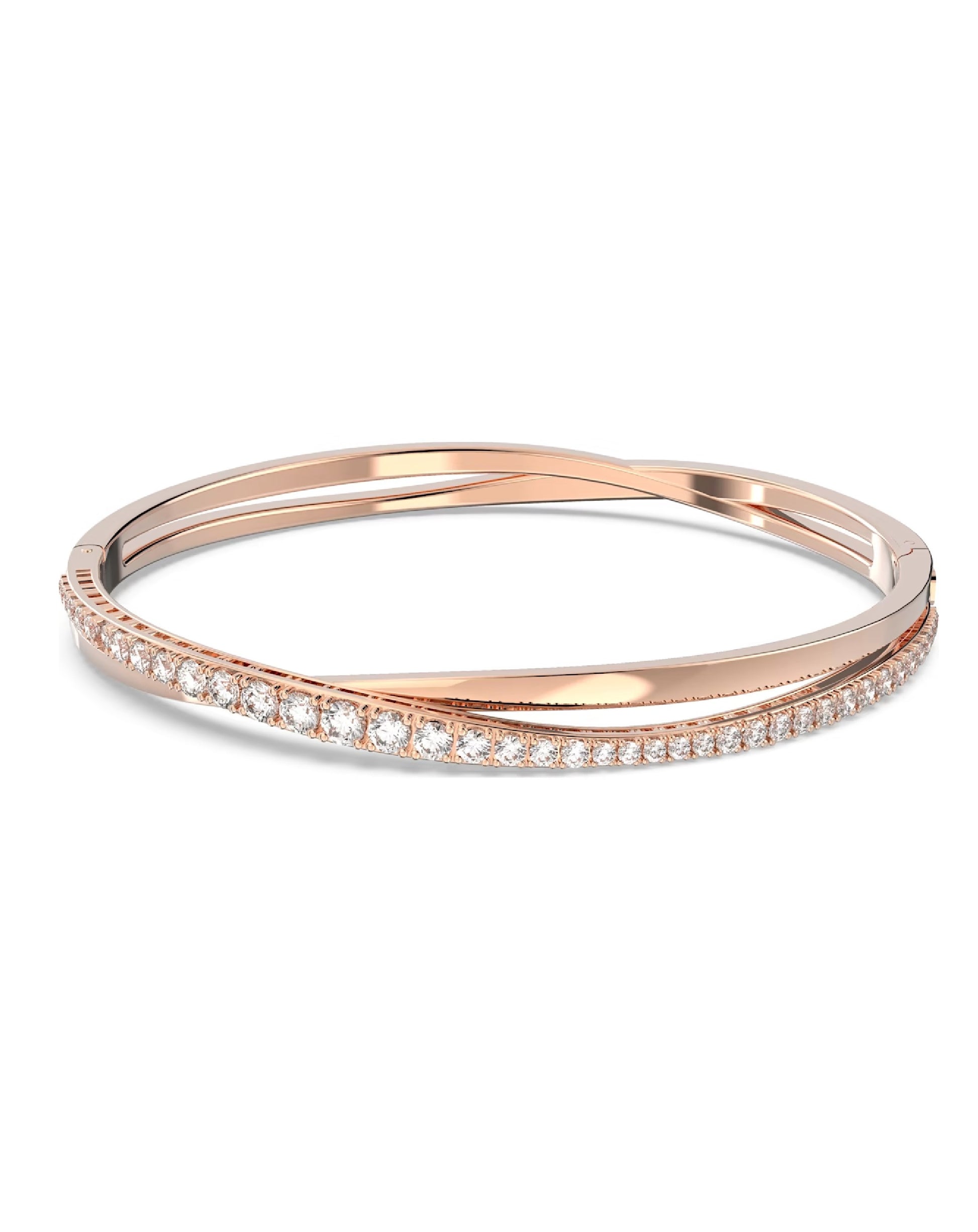 Swarovski 5620552 Swarovski MILLENIA Rose Gold Tone Plated Bangle Bracelets