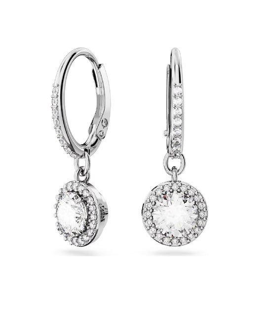 Swarovski 5636270 Swarovski CONSTELLA Drop Earrings, White Gold Tone Earrings