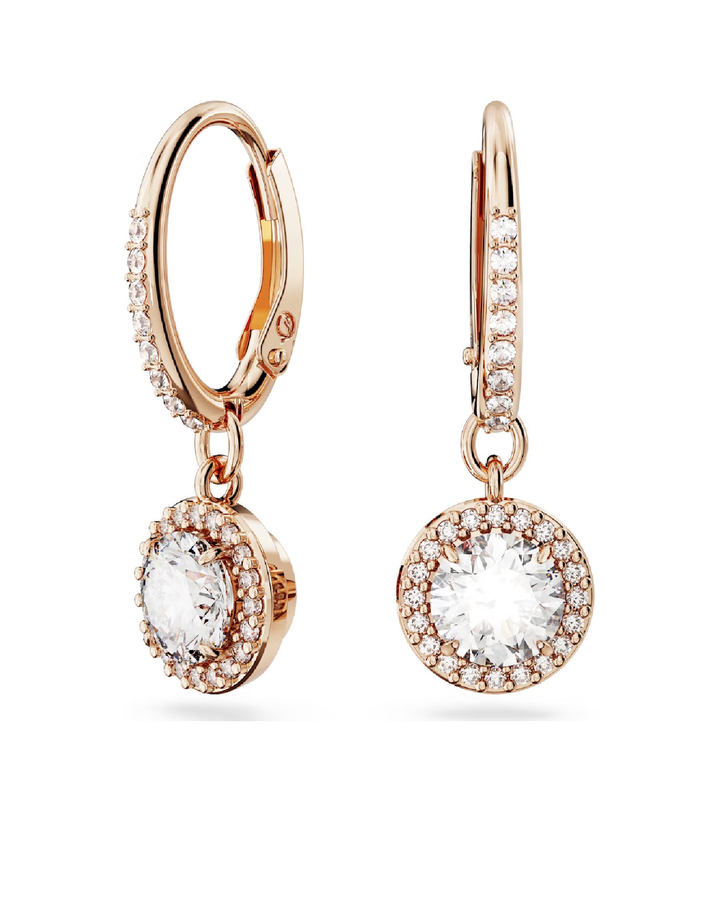 Swarovski 5638769 Swarovski CONSTELLA Drop Earrings, ROSE Gold Tone Earrings