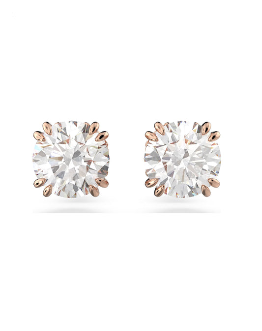 Swarovski 5638801 Swarovski Constella STUD Earring, Rhodium Plated ROSE Tone Earrings