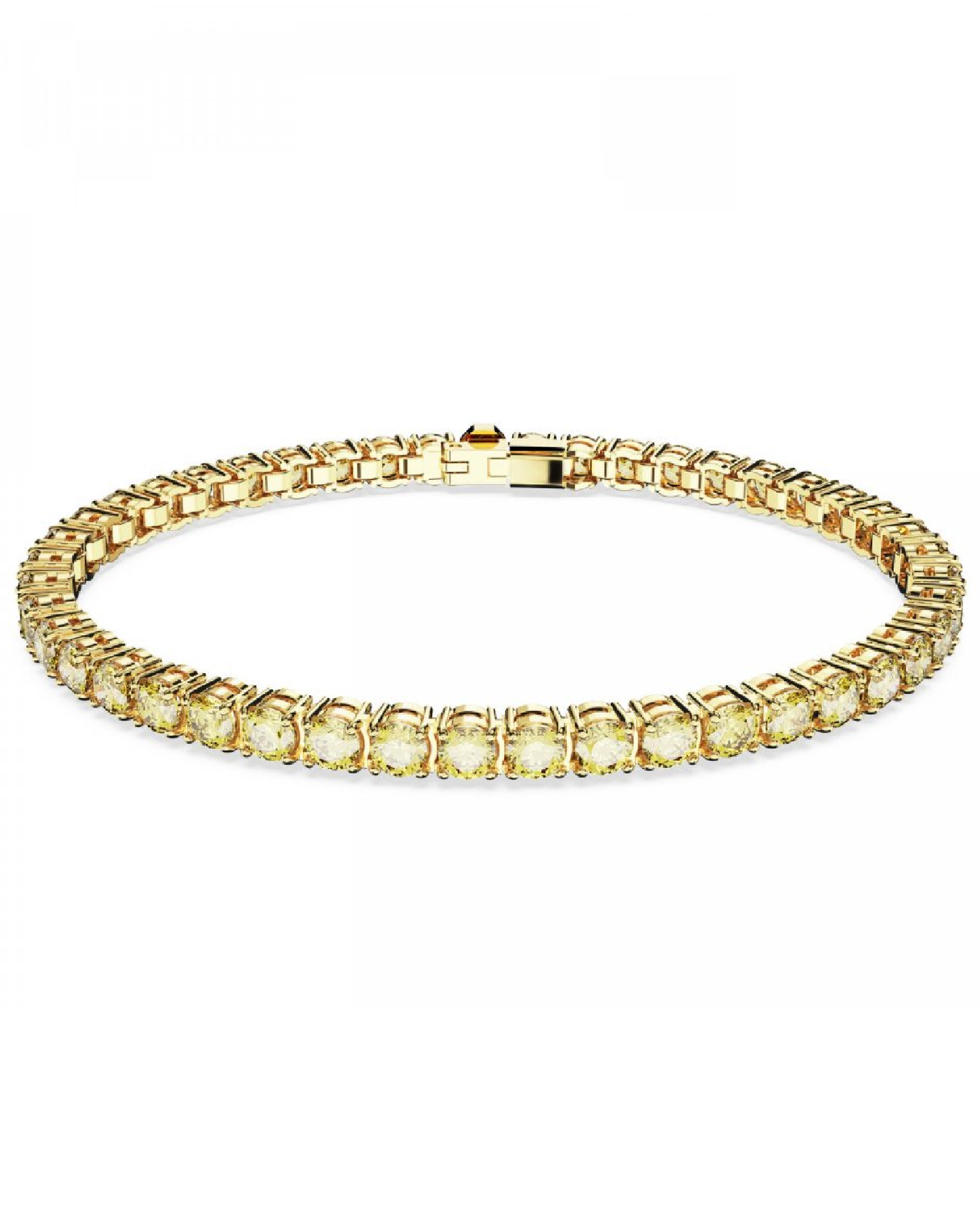 5648933 Swarovski Matrix Bracelet Yellow Gold Tone Plated
