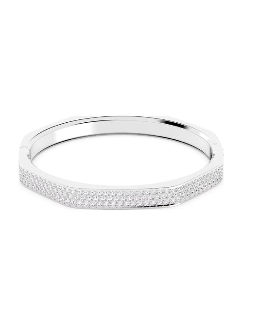 Swarovski 5652337 Swarovski DEXTERA,White Tone, Bangle Jewelry