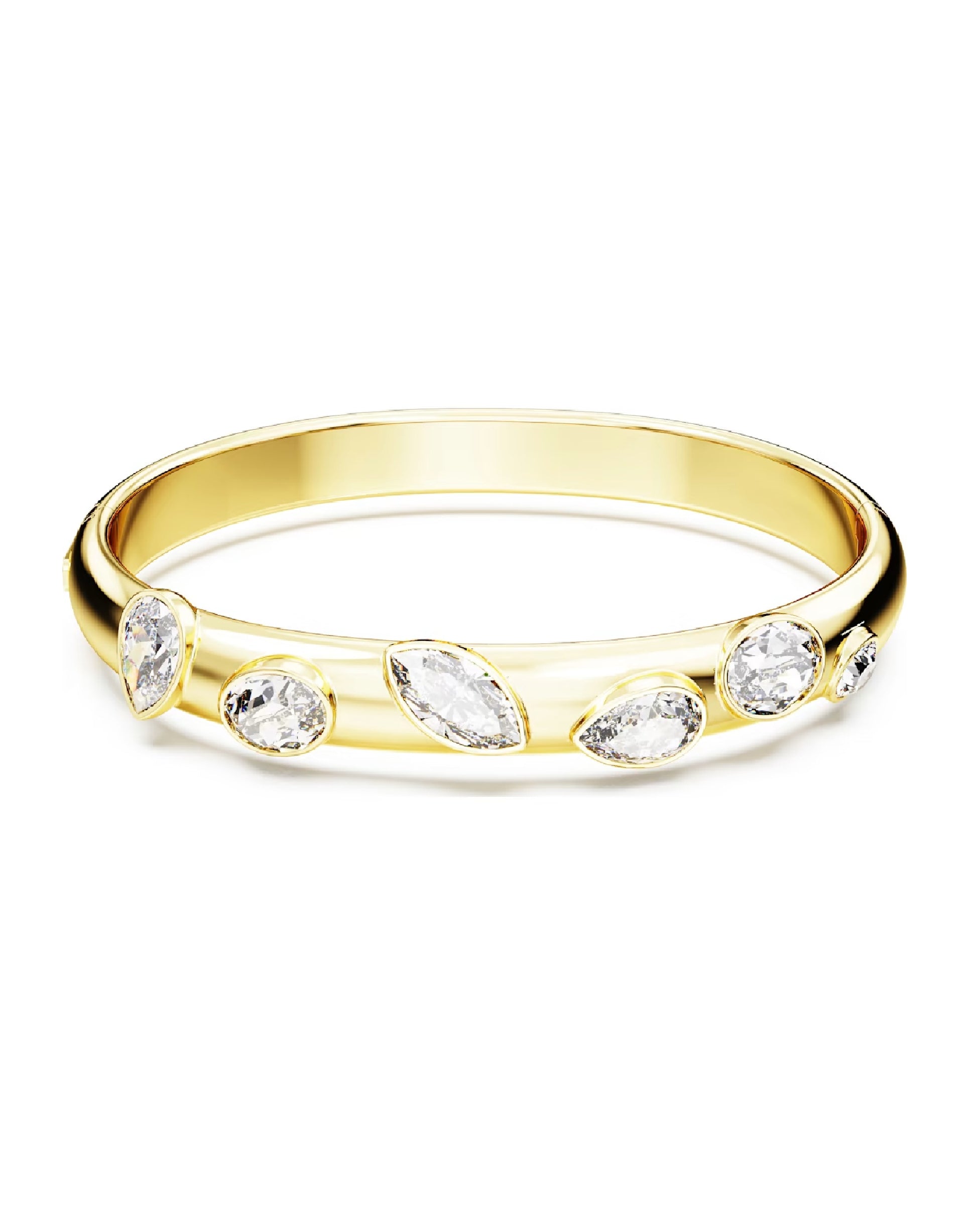 Swarovski Swarovski DEXTERA Bangle, Yellow GOLD Tone, MIXED cuts Jewelry