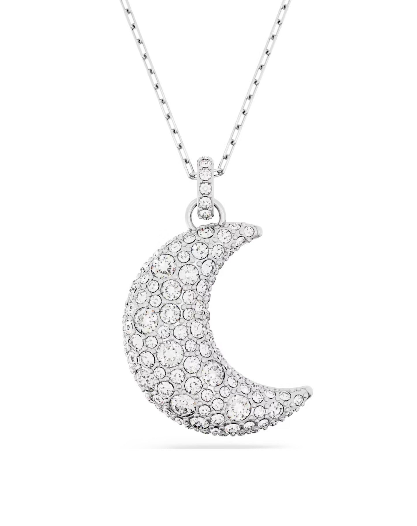 Swarovski 5666181 Swarovski LUNA (Moon) Pendant Rhodium Plated Necklaces