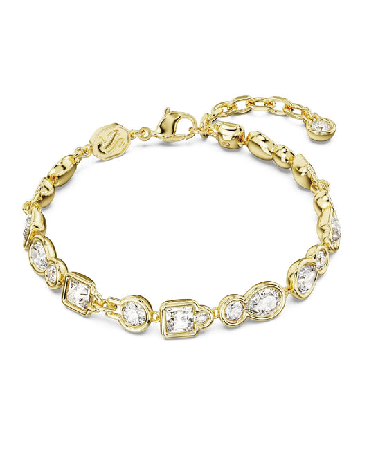 Swarovski 5667044 Swarovski DEXTERA Bracelet Gold Tone Plated Size M Bracelets