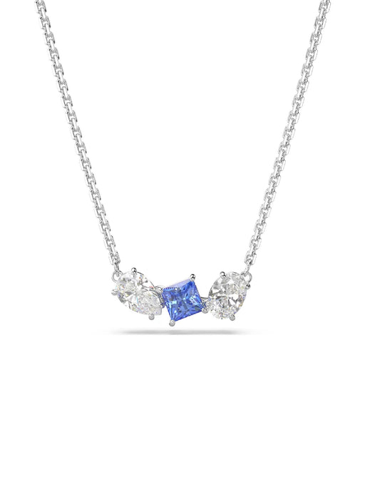 Swarovski Swarovski Mesmera Pendant White Tone, MIXED CutS, Blue Necklace