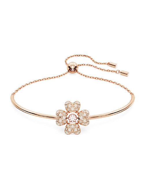 Swarovski 5674487 Swarovski Idyllia, Clover, Rose Gold Tone Bracelet Necklaces