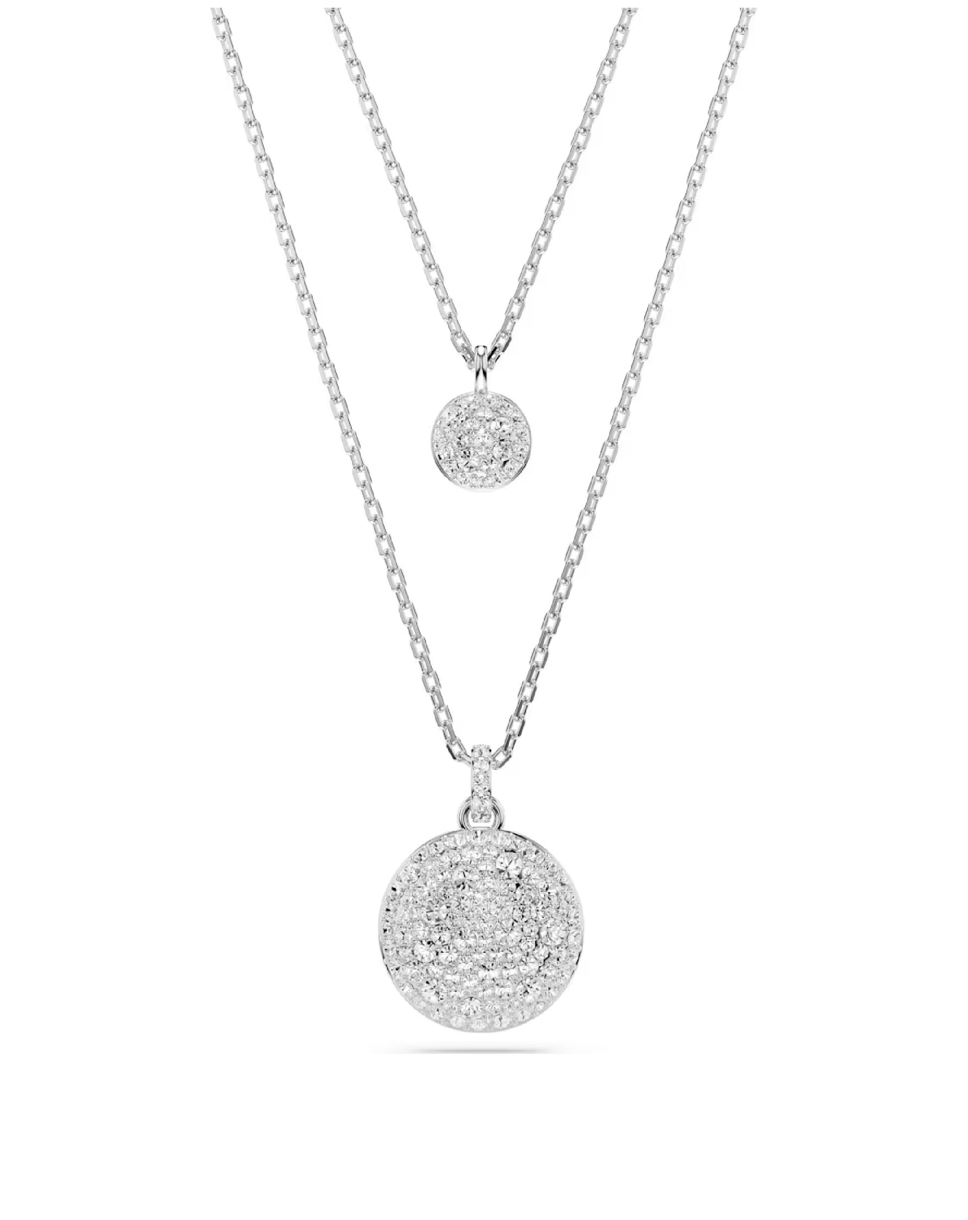 Swarovski 5684244 Swarovski Meteora White Gold Tone Necklace Necklaces