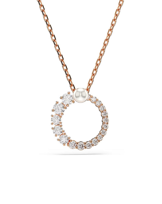 5692265 Swarovski MATRIX Rose Rhodium Plated Pendant