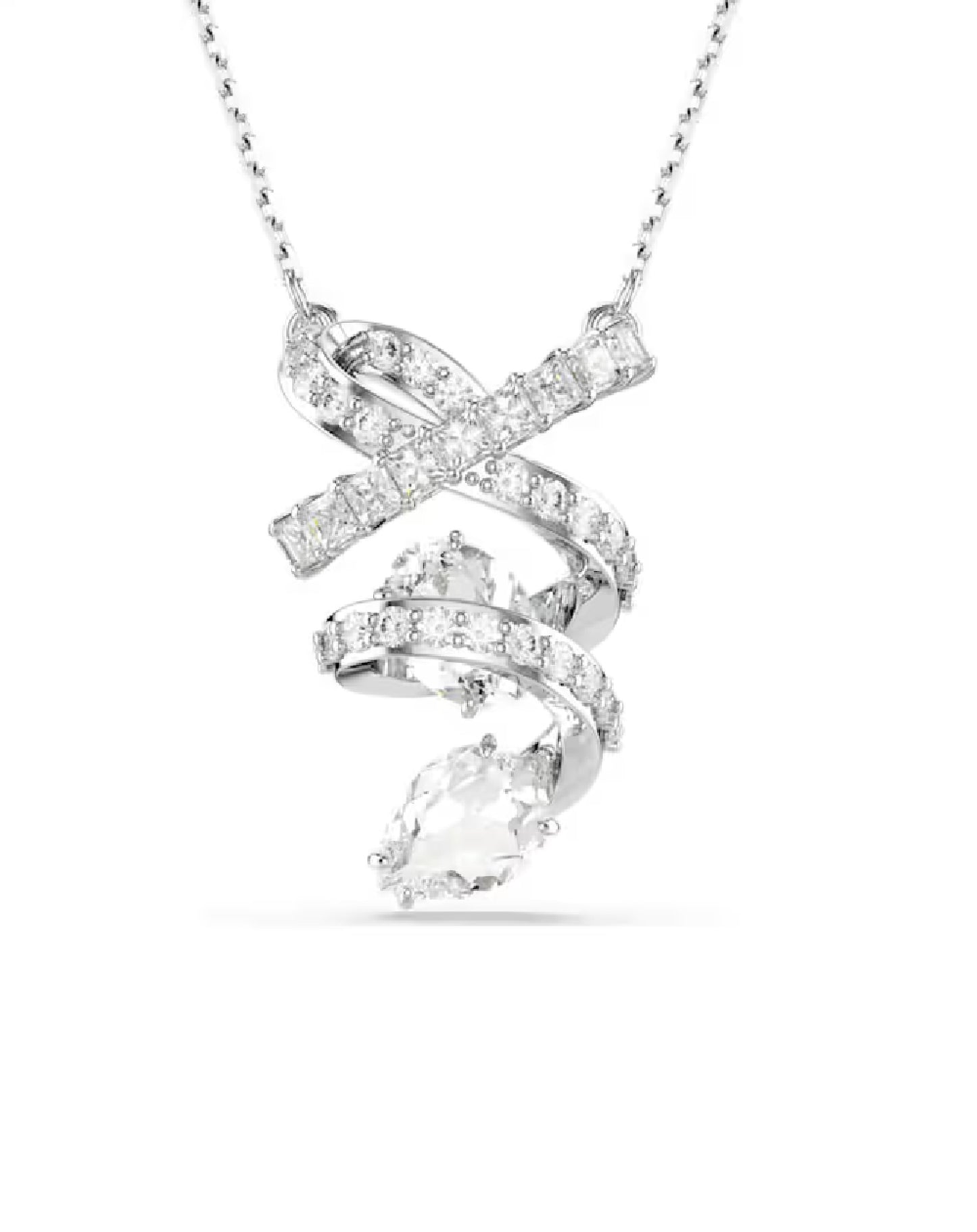 5698547 Swarovski White Tone Hyperbola Pendant