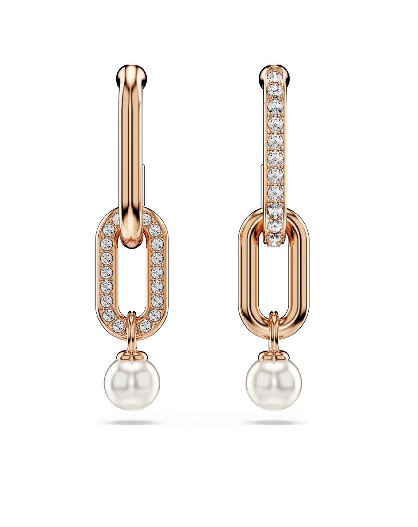 5728585 Swarovski CONSTELLA Drop Earrings, Rose Gold Tone