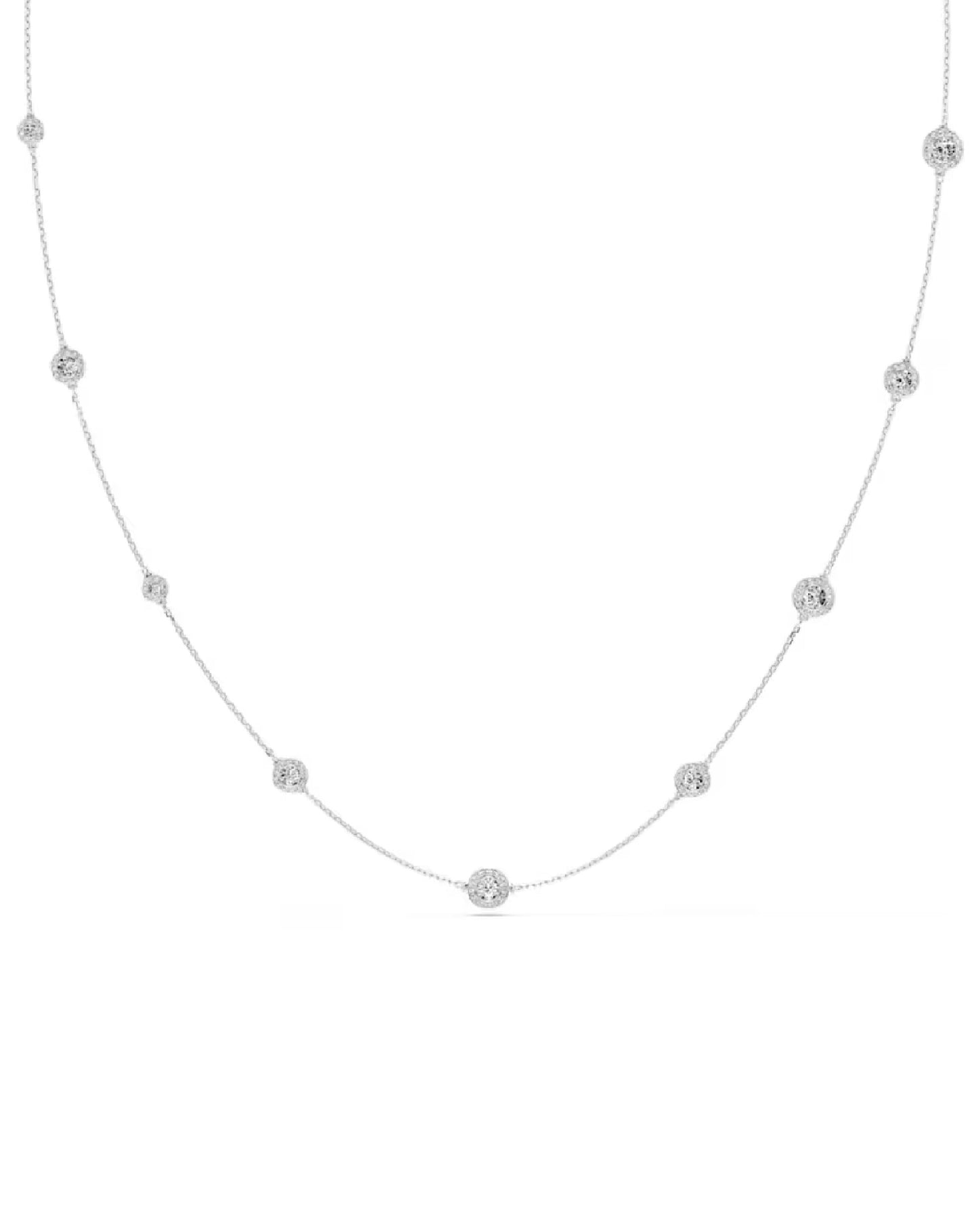 5733197 Swarovski White Tone Angelic Necklace