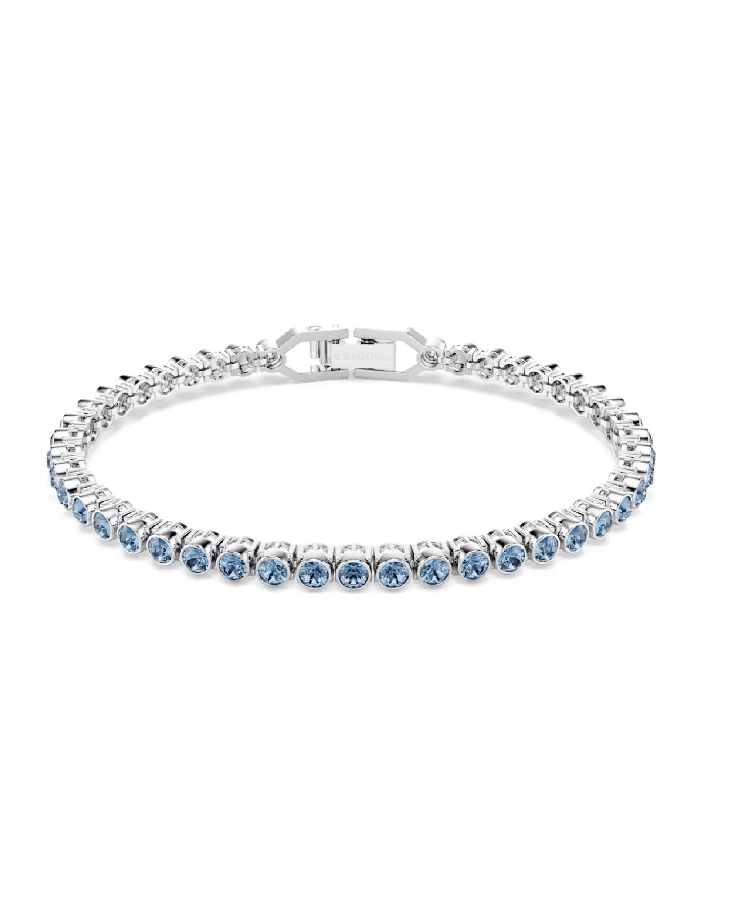 5734239 Swarovski Imber, Blue Bracelet Silver Tone Plated Size M