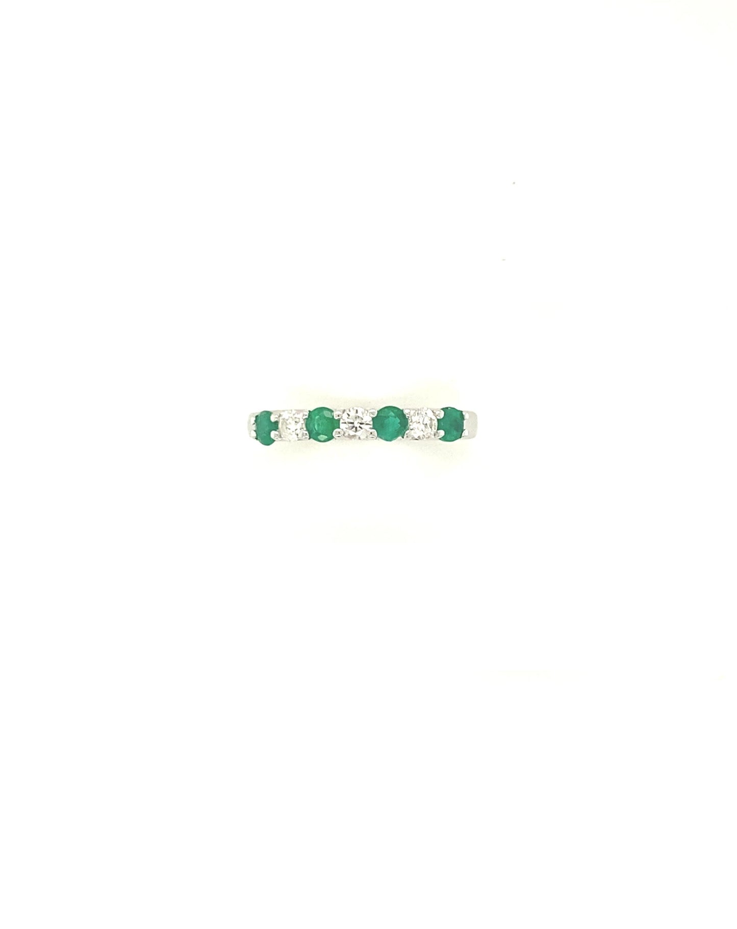 Diamonds WhiteGold Emerald Diamond Ring, 0.50 CT - 0.21 CT Rings