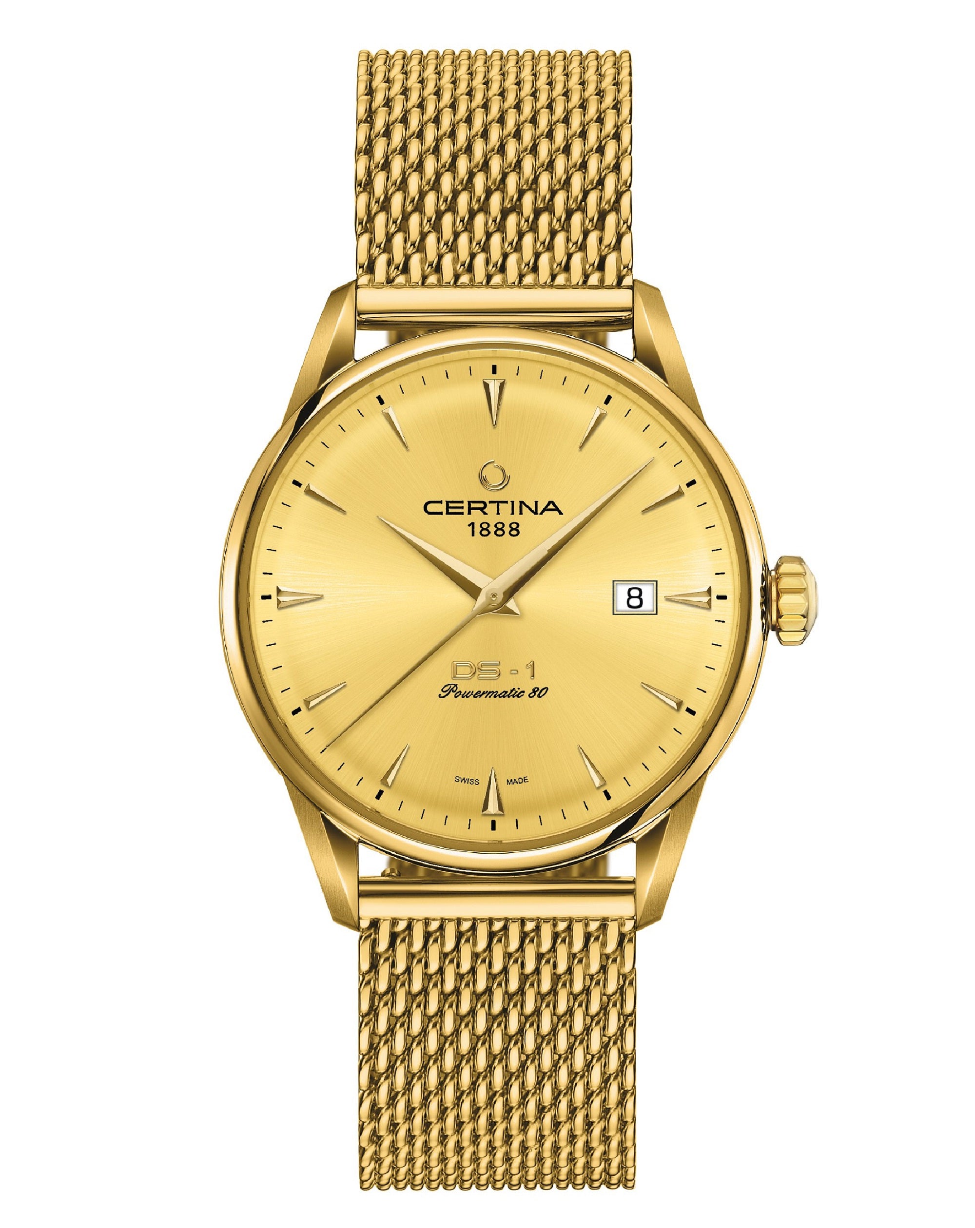 CERTINA DS TONE YELLOW GOLD PLATED