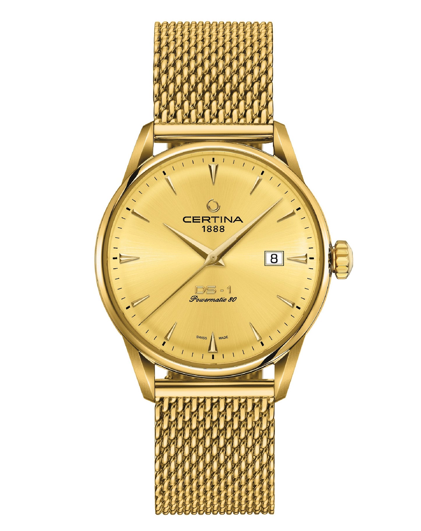 Certina C029.807.33.361.00 Certina DS-1 Caimano YELLOW PVD Watch