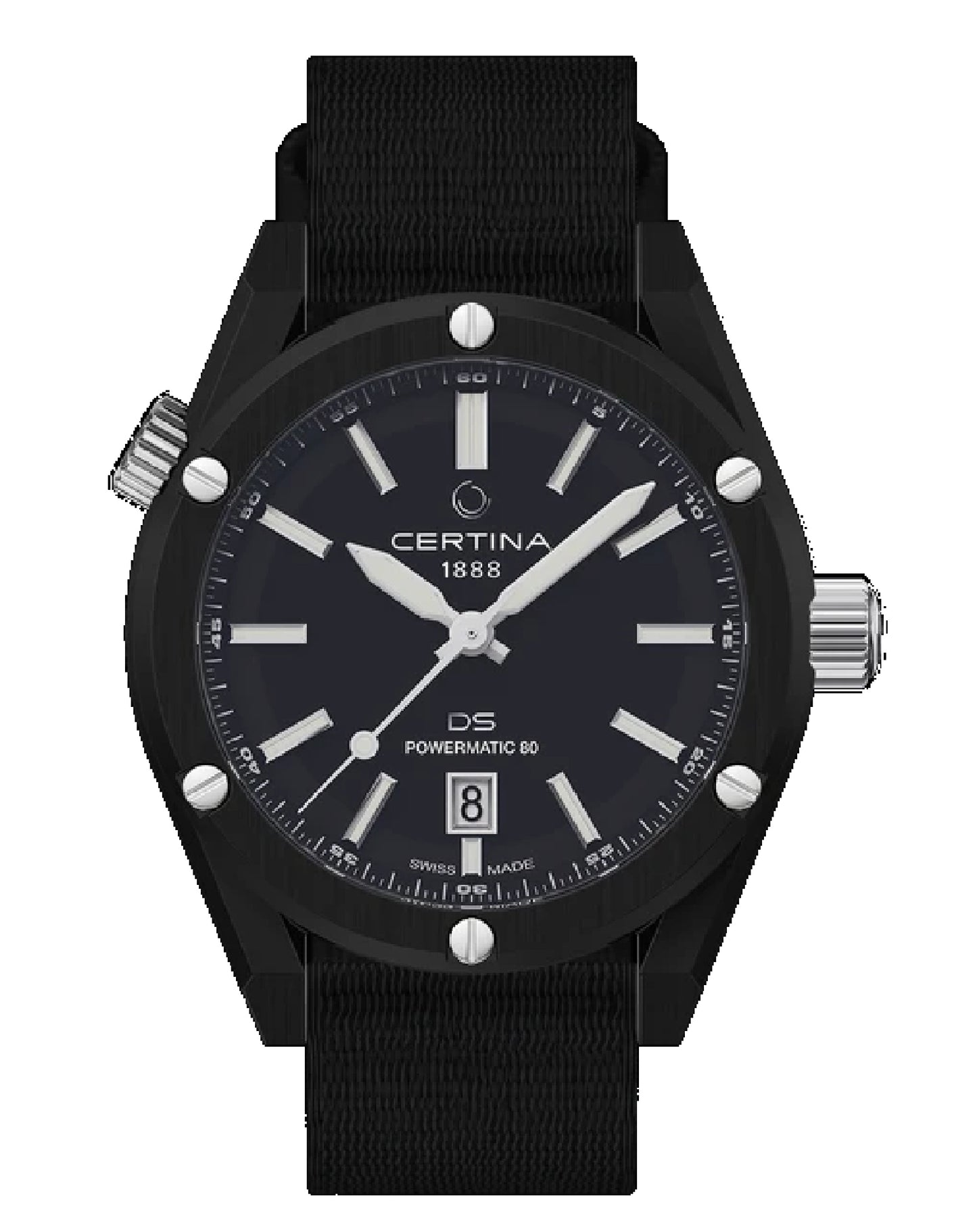 Certina C041.407.39.051.00 Certina DS + BLACK DIAL SPORT KIT Watch