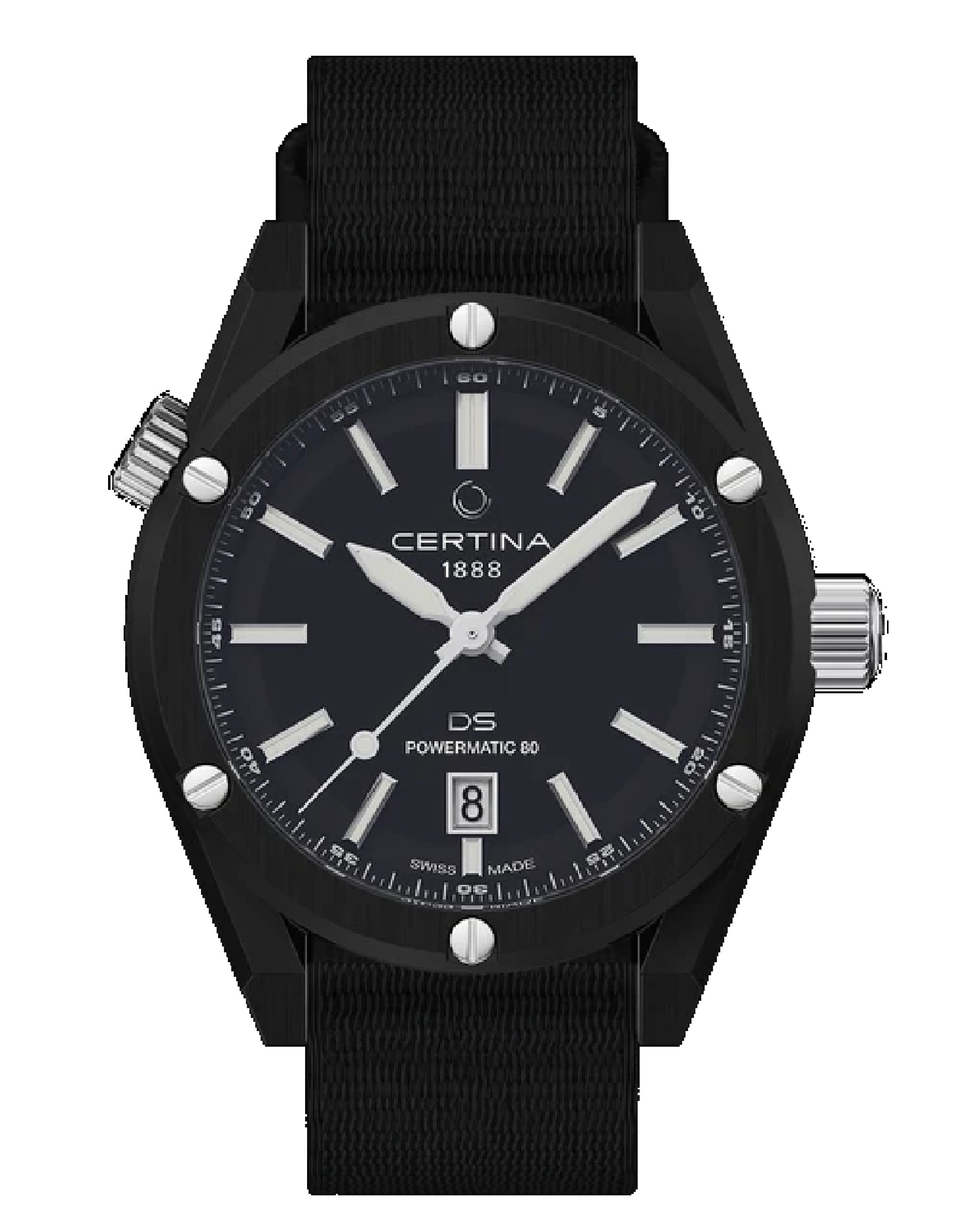 Certina C041.407.39.051.00 Certina DS + BLACK DIAL SPORT KIT Watch