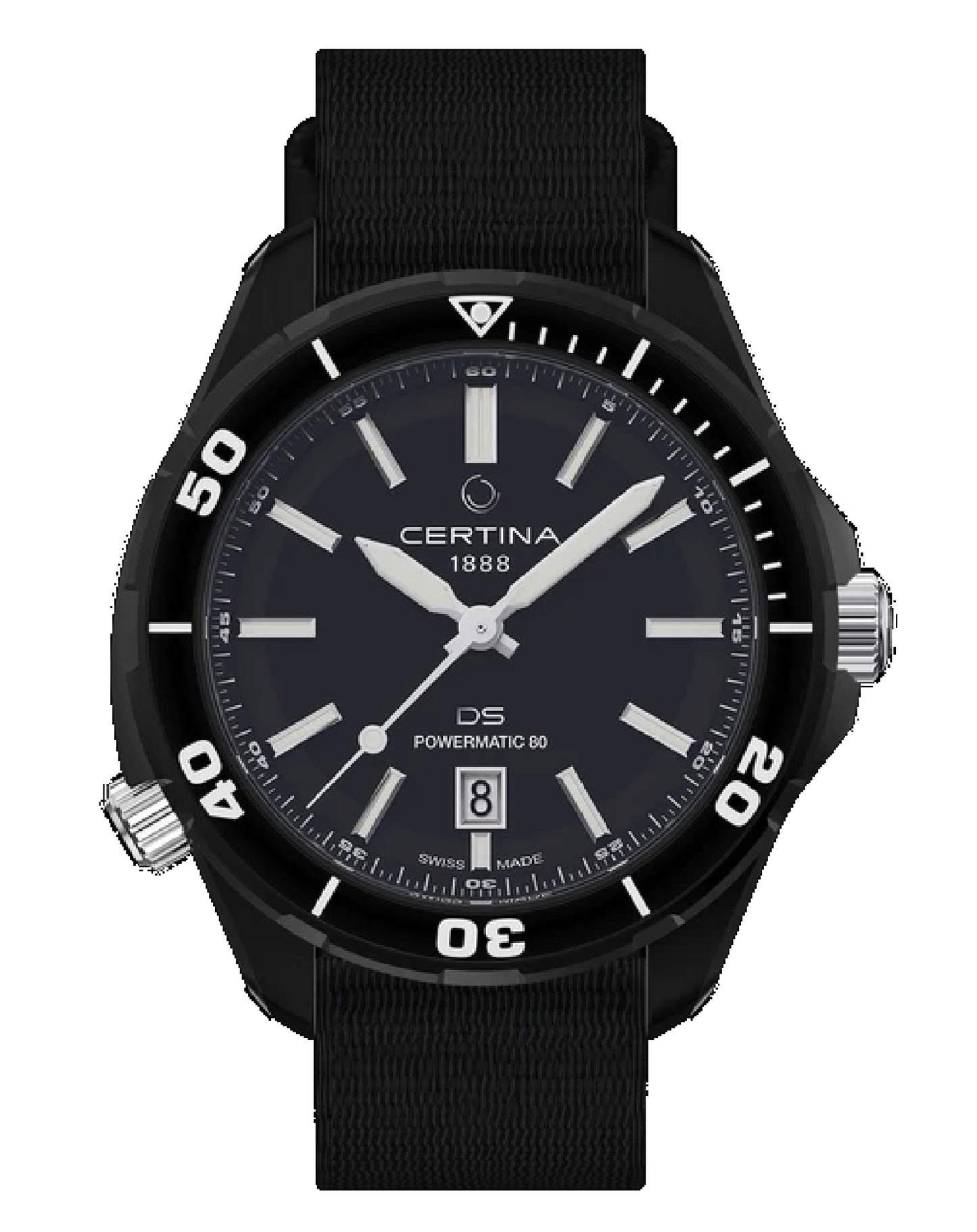 Certina C041.407.39.051.00 Certina DS + BLACK DIAL SPORT KIT Watch