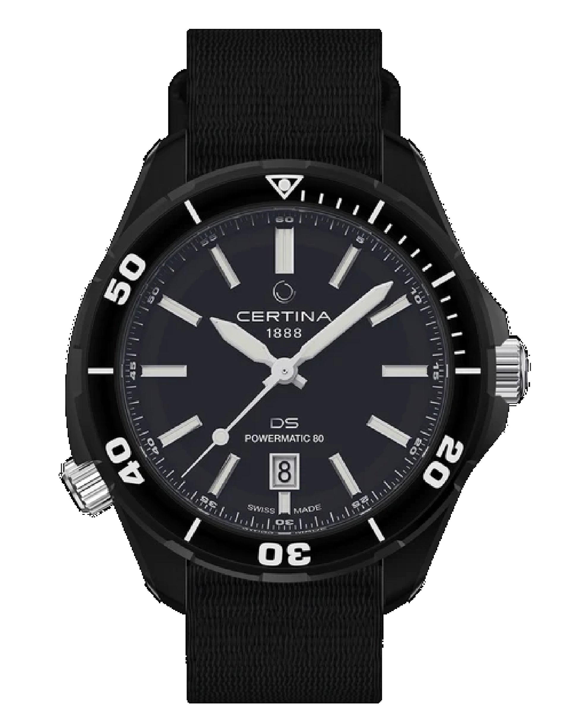 Certina C041.407.39.051.00 Certina DS + BLACK DIAL SPORT KIT Watch