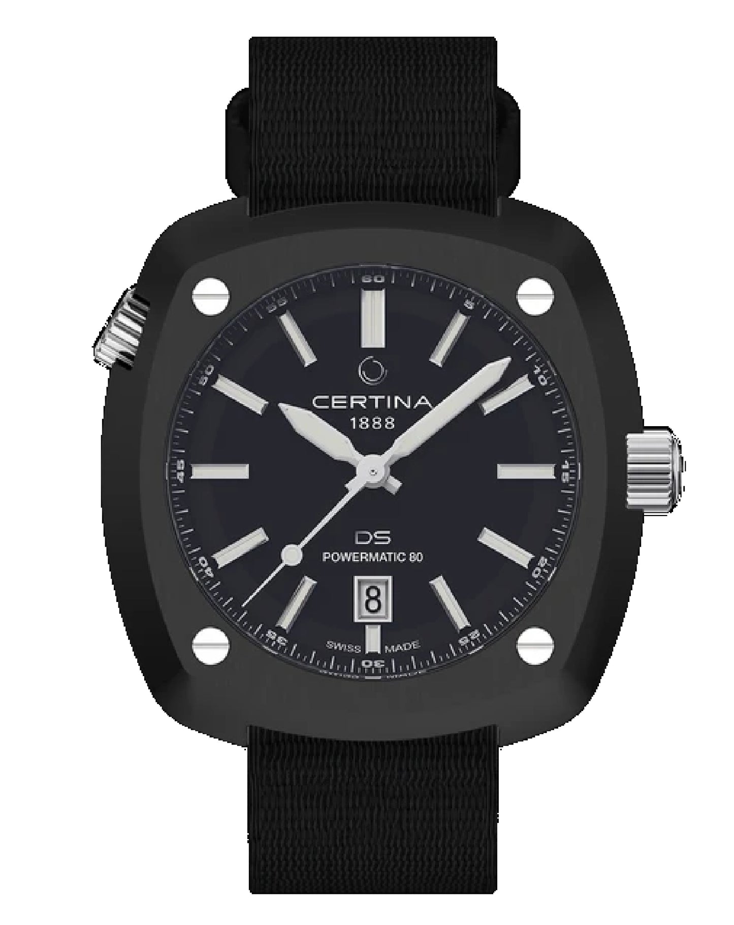 Certina C041.407.39.051.00 Certina DS + BLACK DIAL SPORT KIT Watch