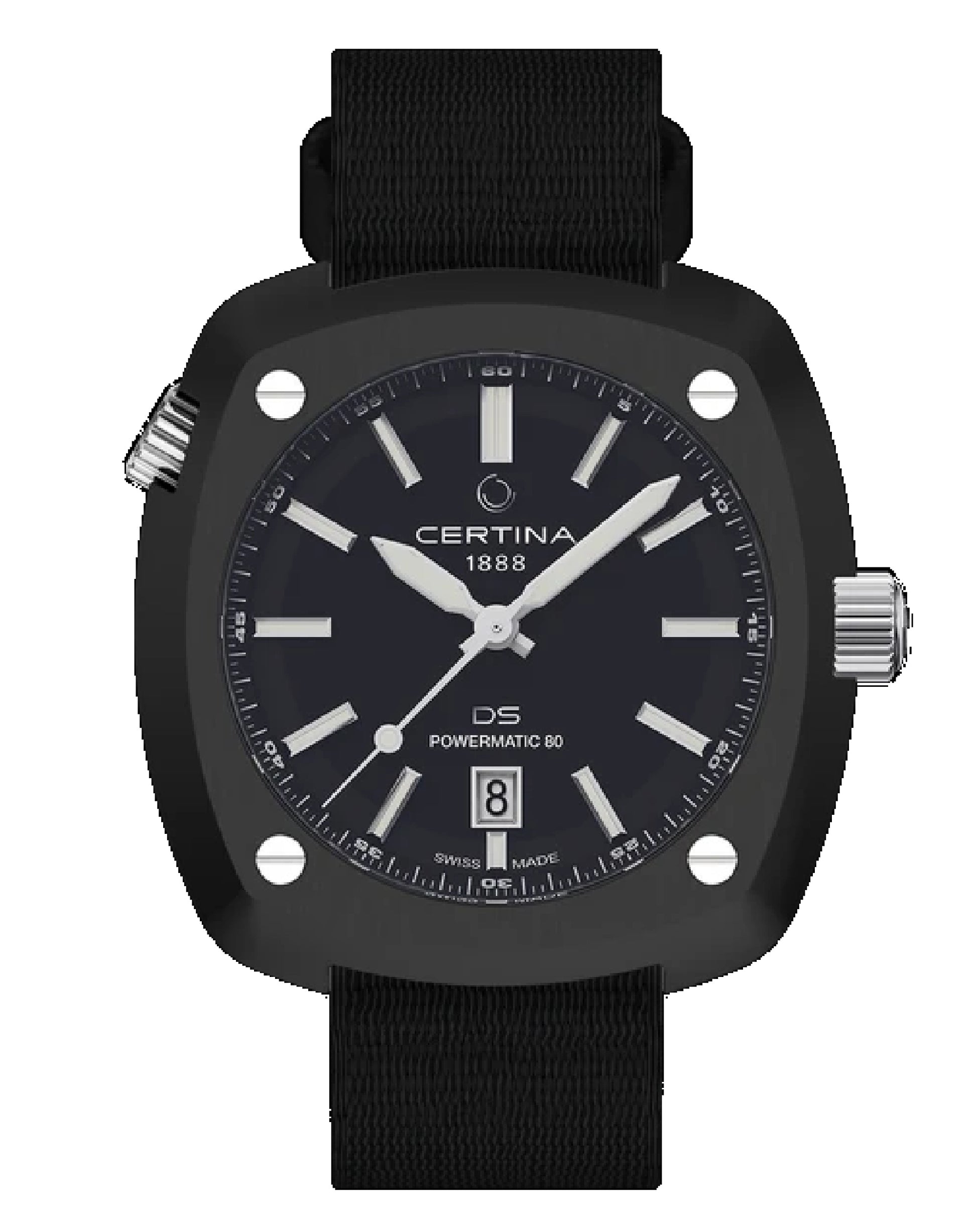 Certina C041.407.39.051.00 Certina DS + BLACK DIAL SPORT KIT Watch