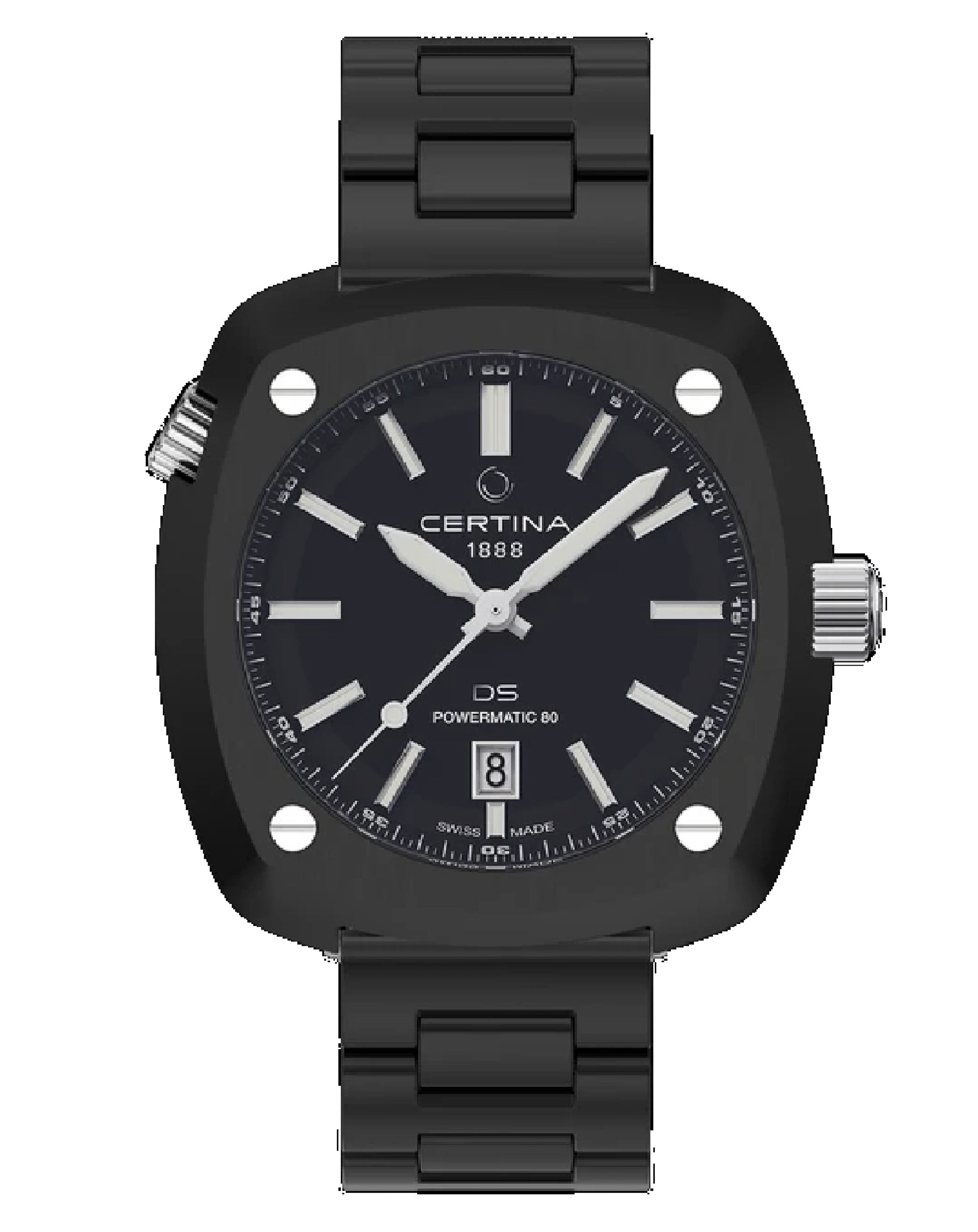 Certina C041.407.39.051.00 Certina DS + BLACK DIAL SPORT KIT Watch