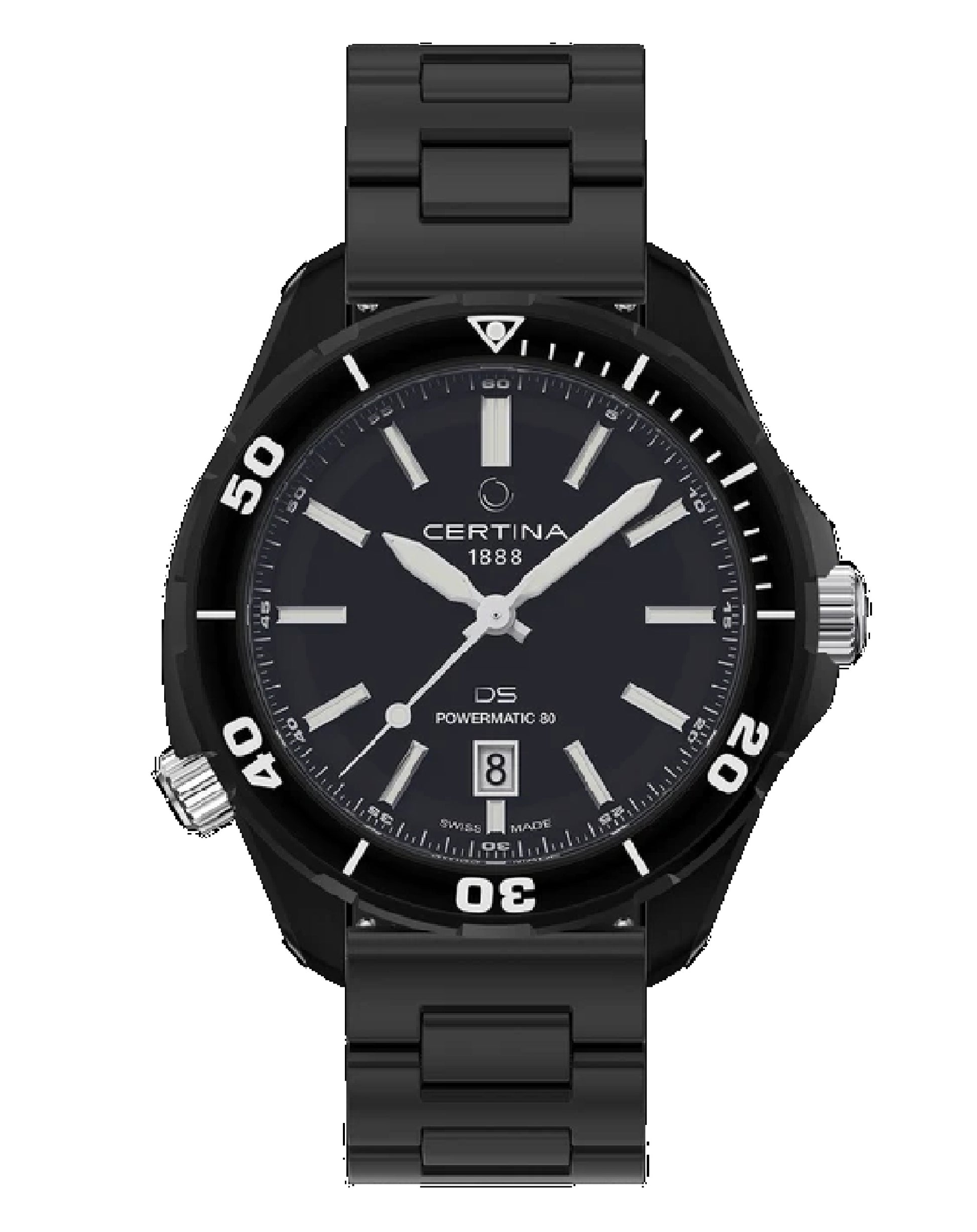 Certina C041.407.39.051.00 Certina DS + BLACK DIAL SPORT KIT Watch