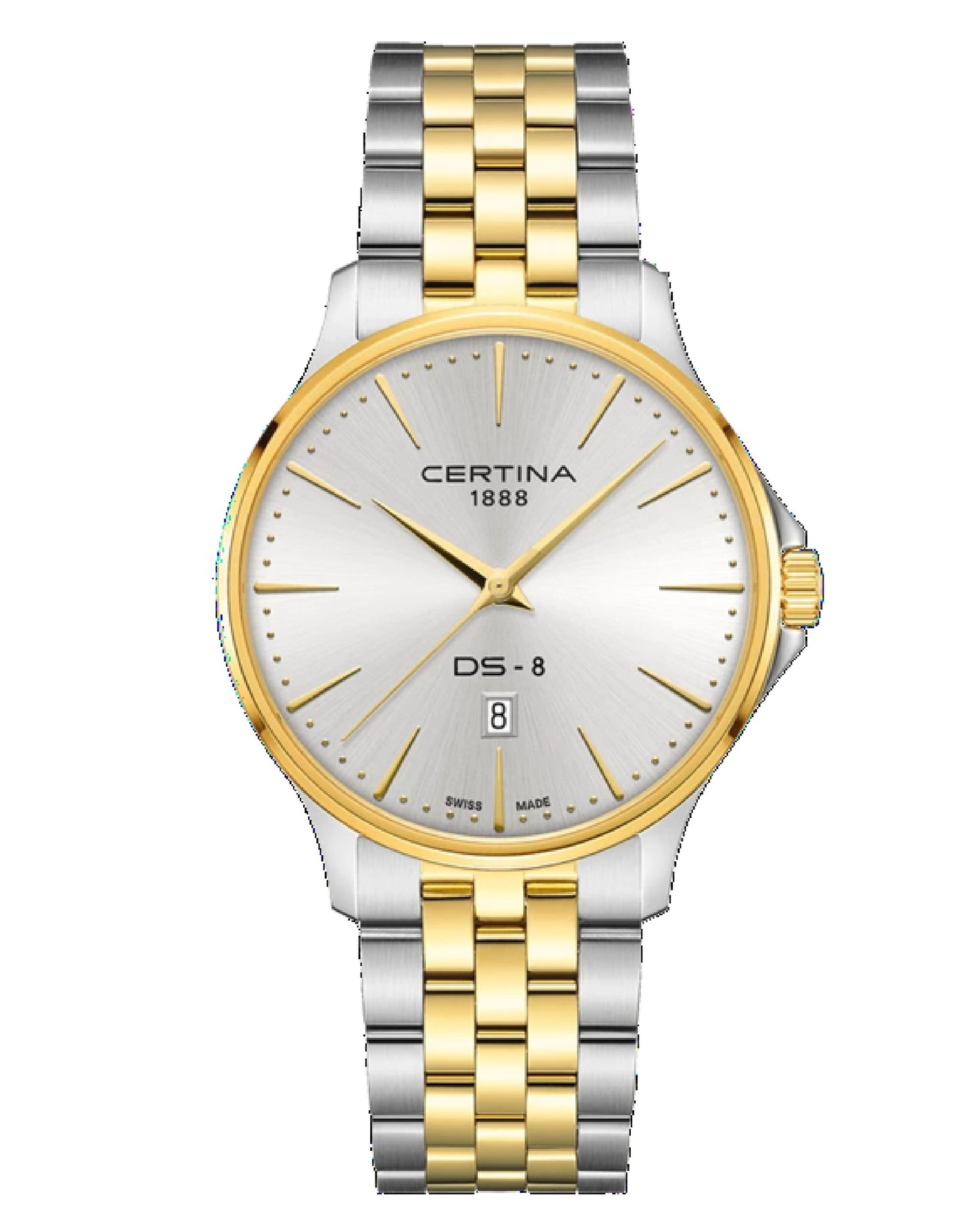 Certina DS-8 Gent Silver Dial 2 Tone 40.00MM