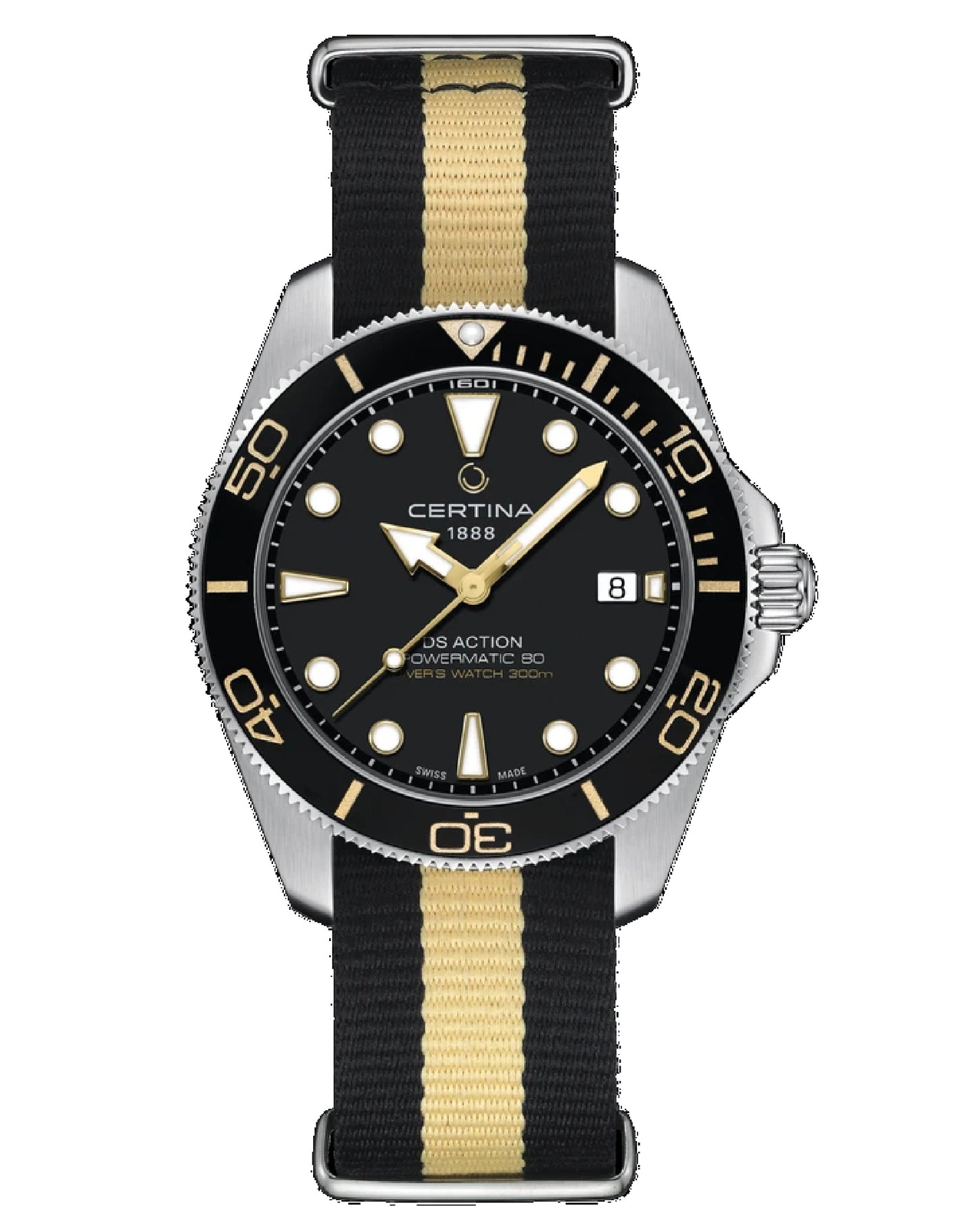 C048.407.18.051.01 DS Action Diver 40,5 MM Powermatic 80H