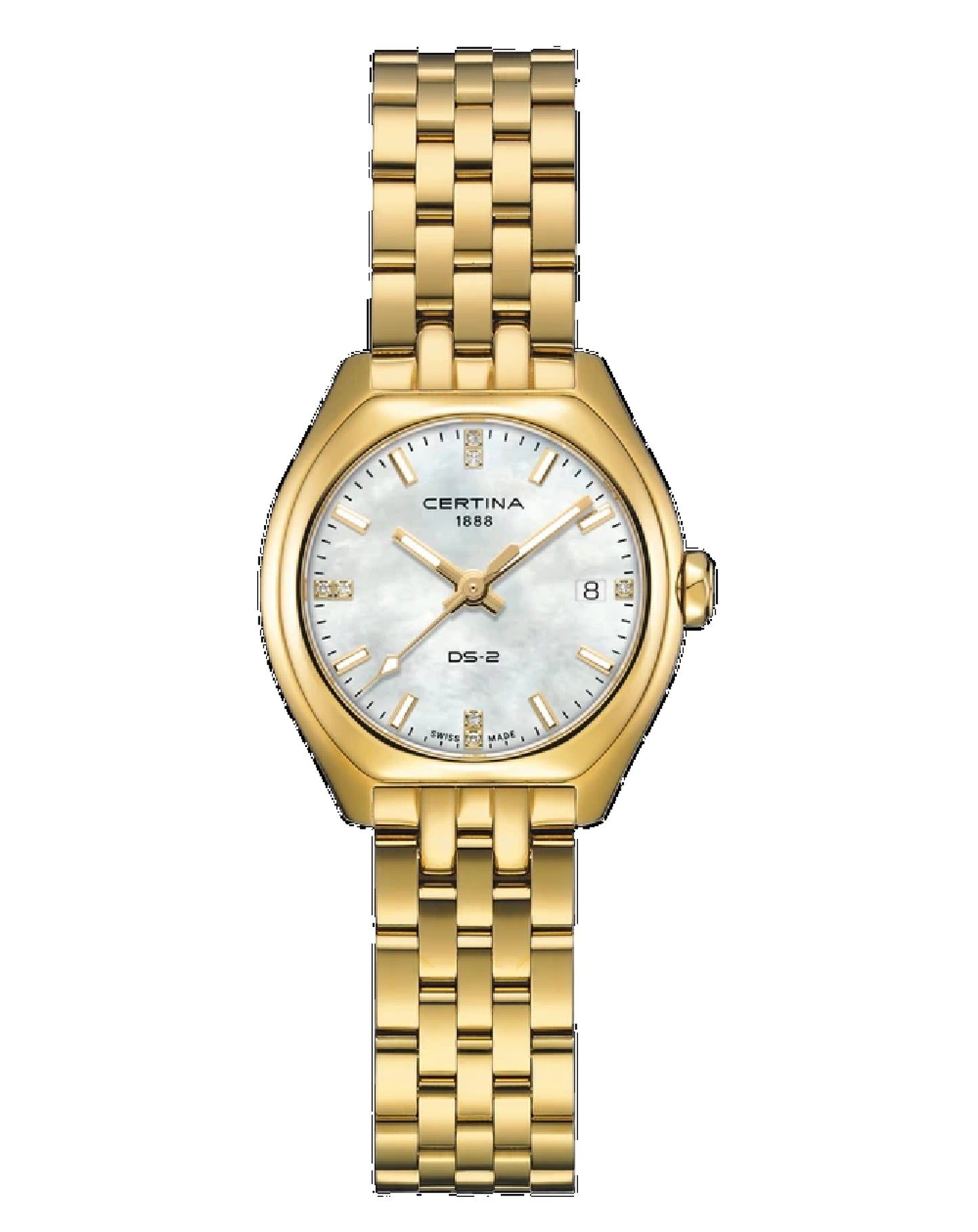 Certina DS-2 Lady Mother Pearl Dial 27.80MM DIAMONDS
