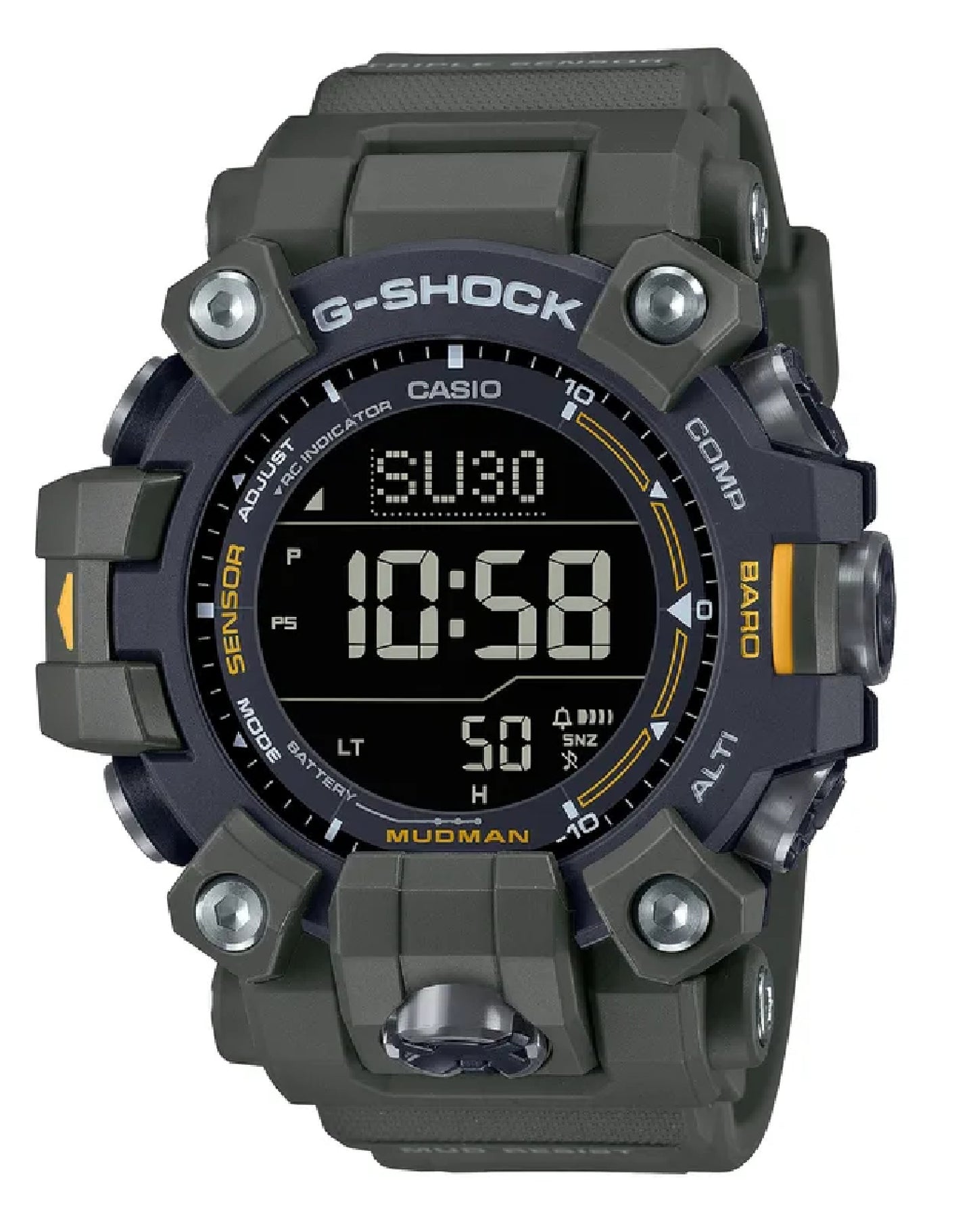 Casio GW-9500-3ER Casio G-SHOCK, Mudman, Compass, Military Green Watch