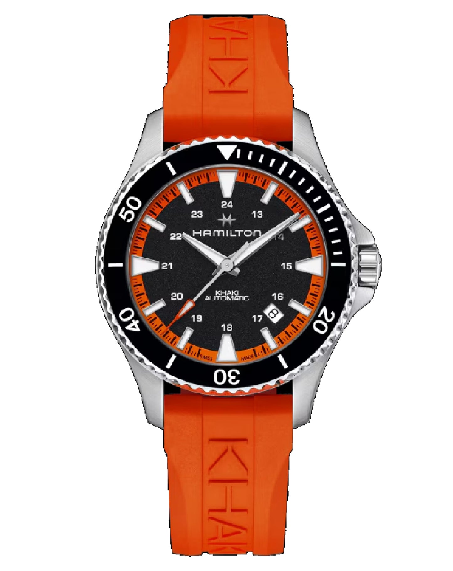 H82395331 Hamilton Auto Khaki Navy Scuba