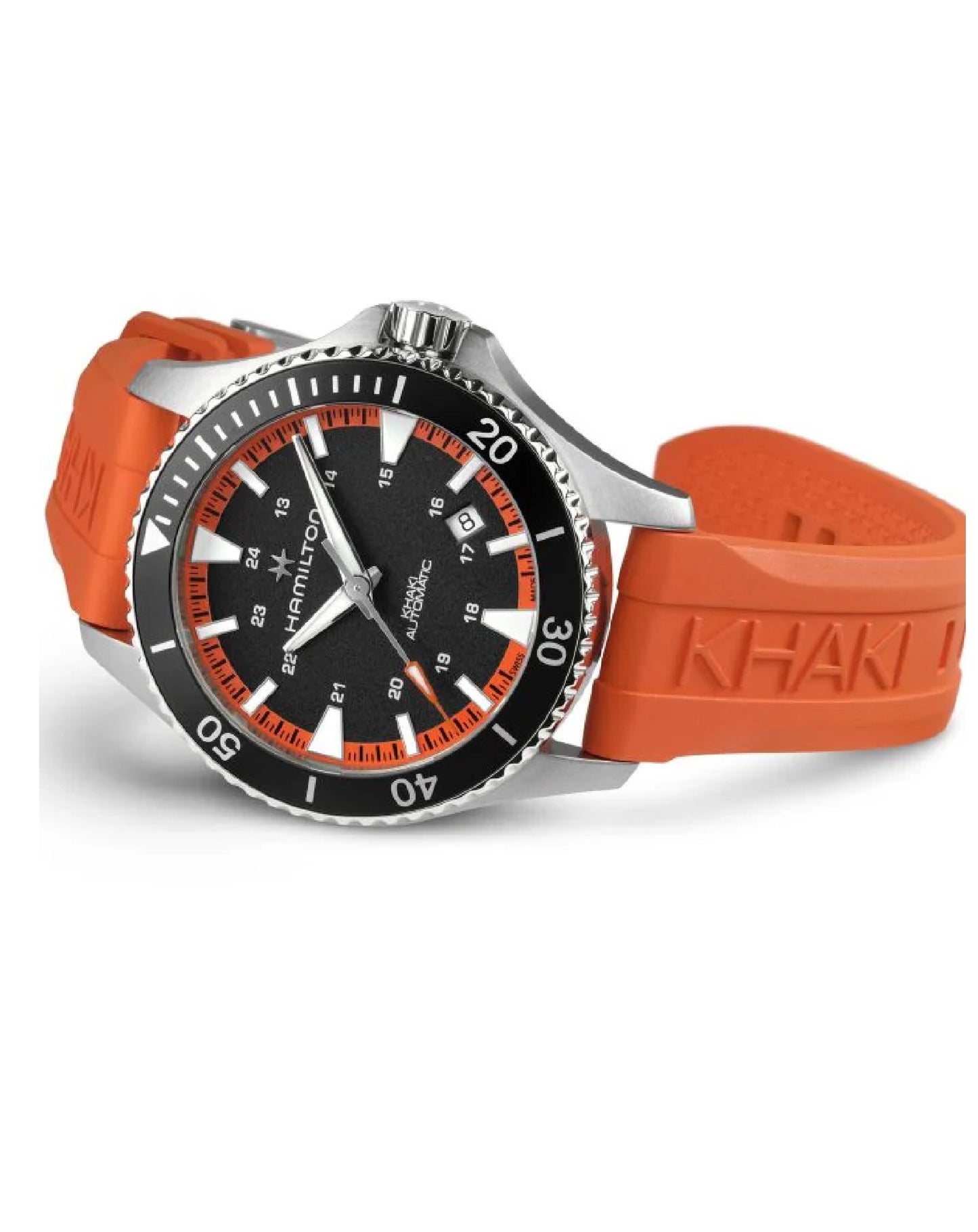 H82395331 Hamilton Auto Khaki Navy Scuba
