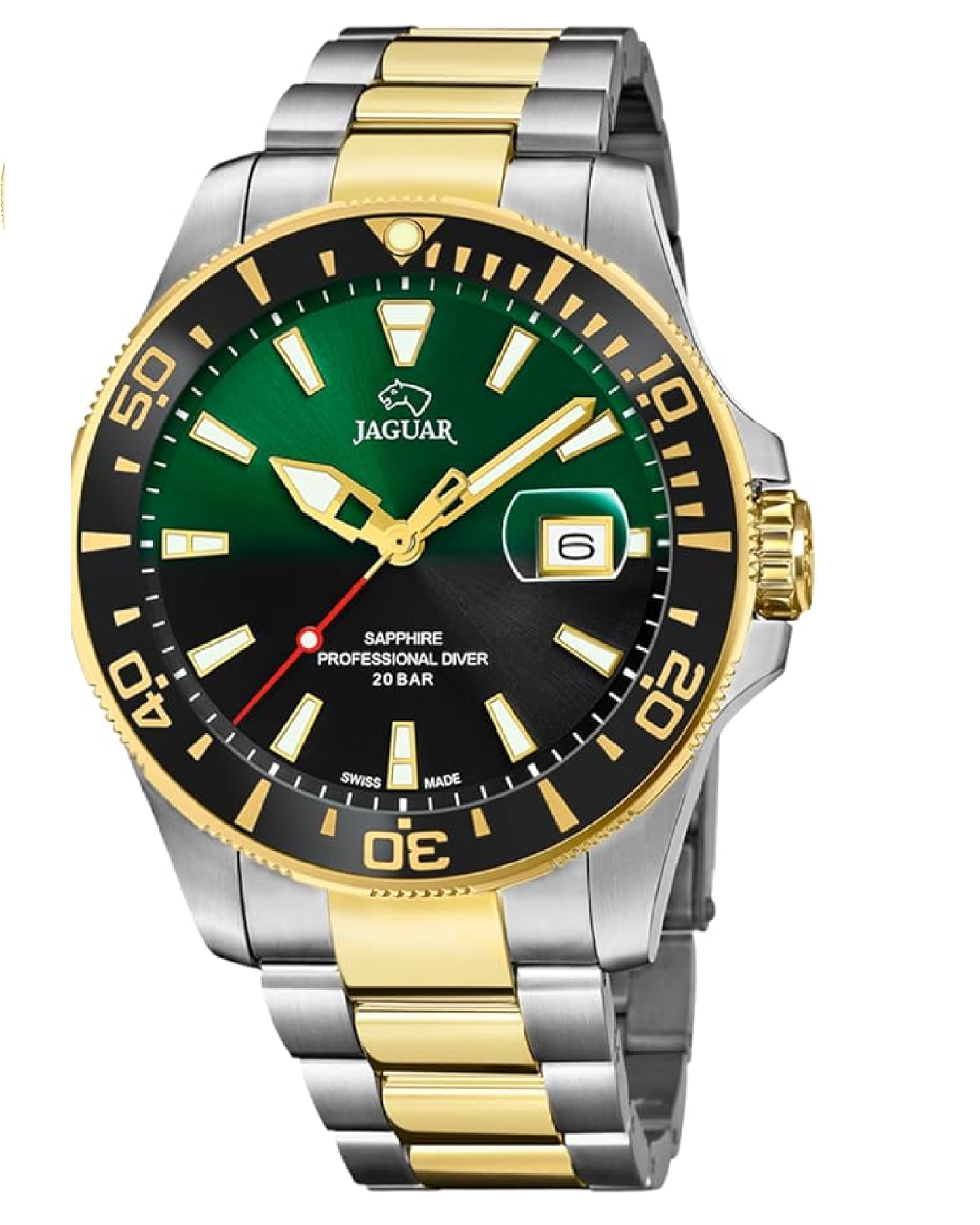 J863/4 JAGUAR Executive Diver Green Dial
