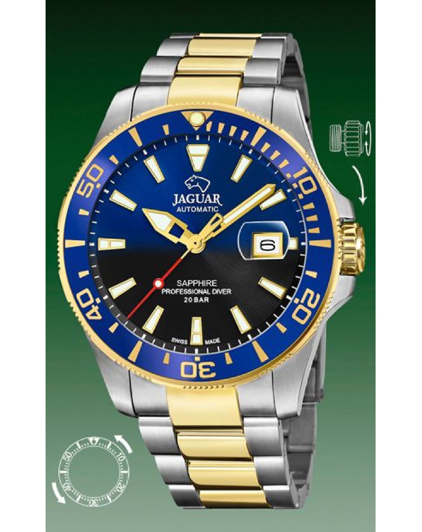 Jaguar Jaguar Hybrid Executive J887/3 AUTOMATIC Watch