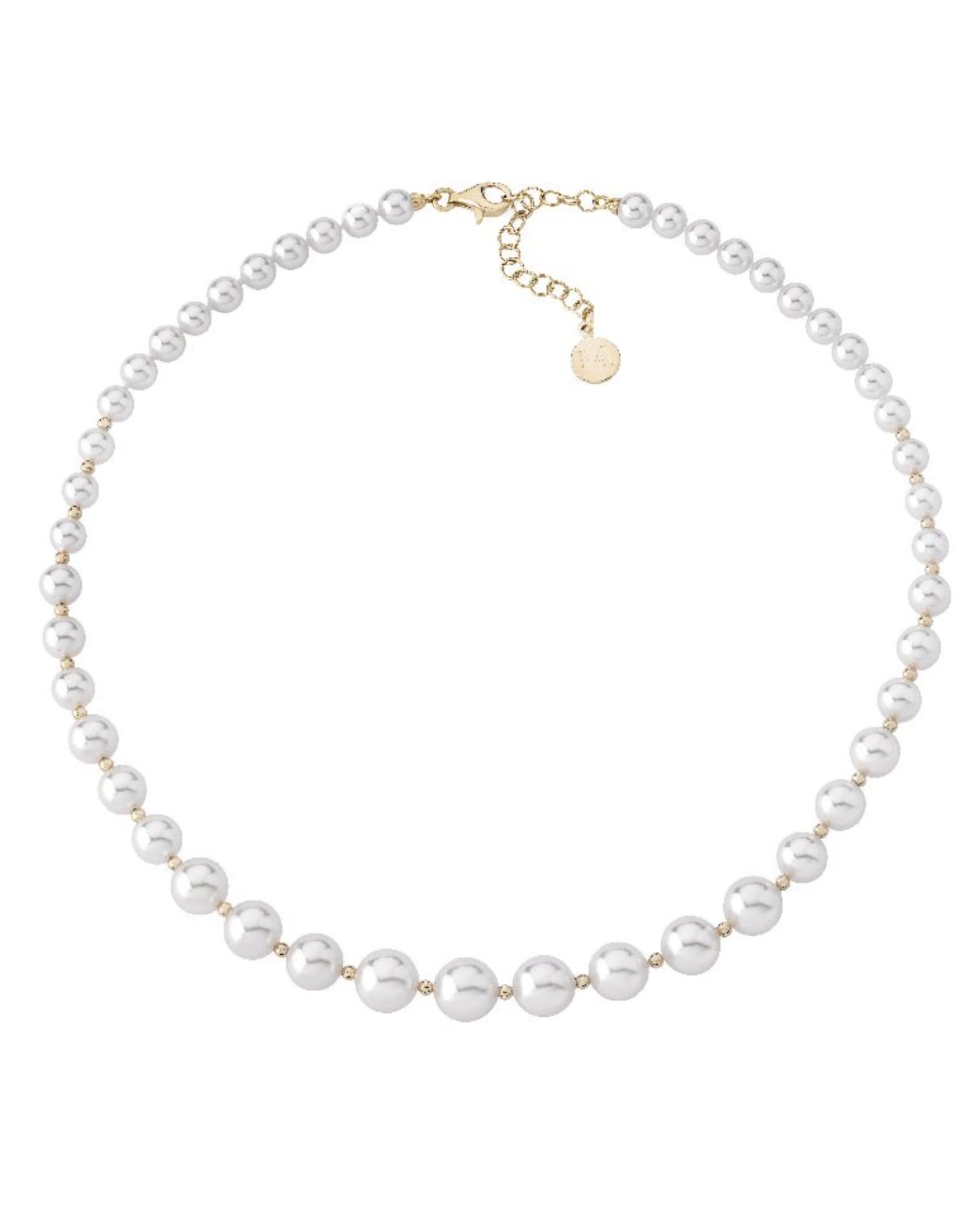 Majorica White Pearl Necklace lyra, MAJ 312 Necklaces