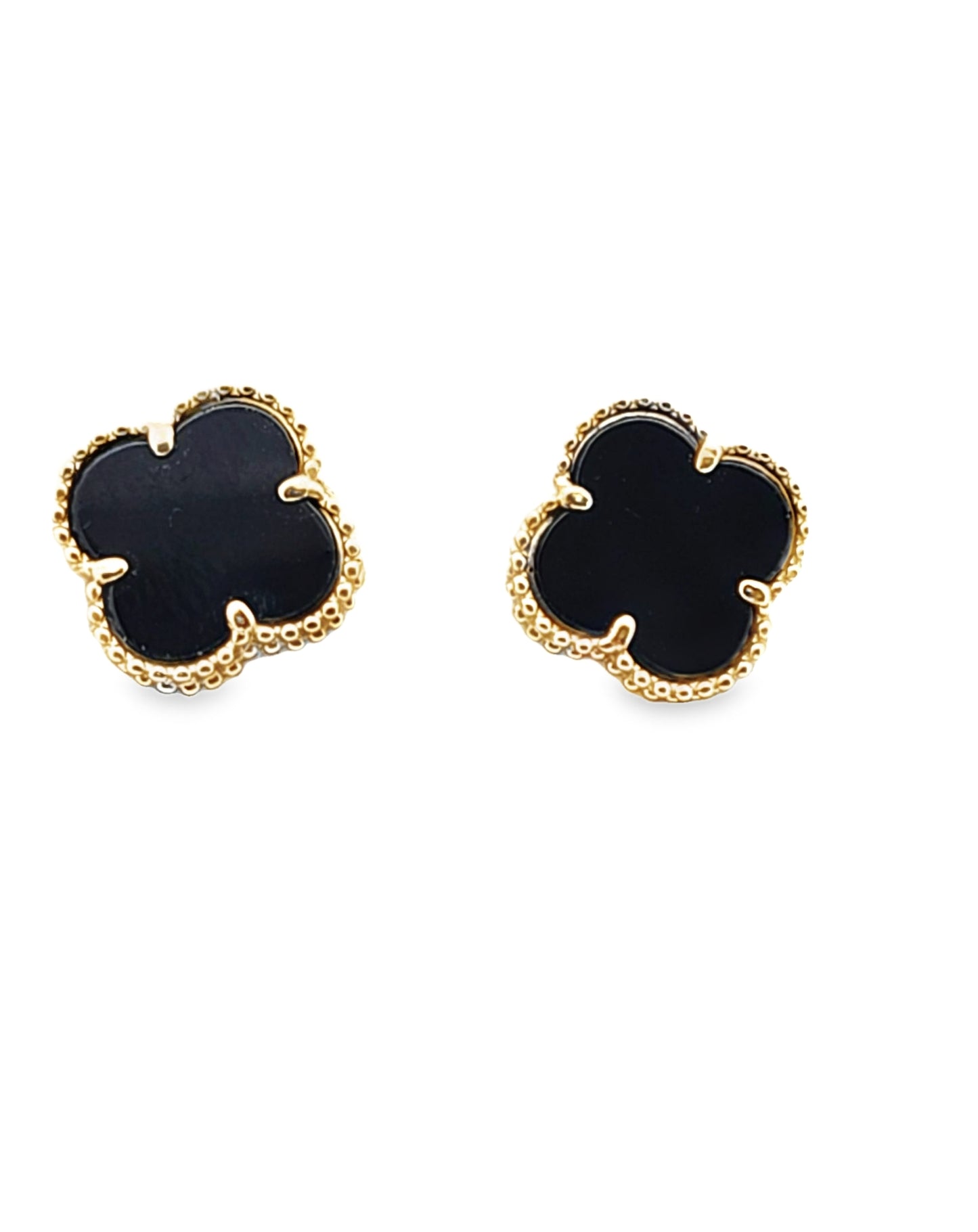 CLOVER EARRINGS 14 KT GOLD