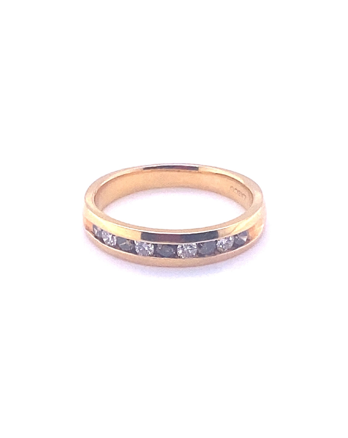 Diamonds Rose Gold 9 Diamond Band Rings