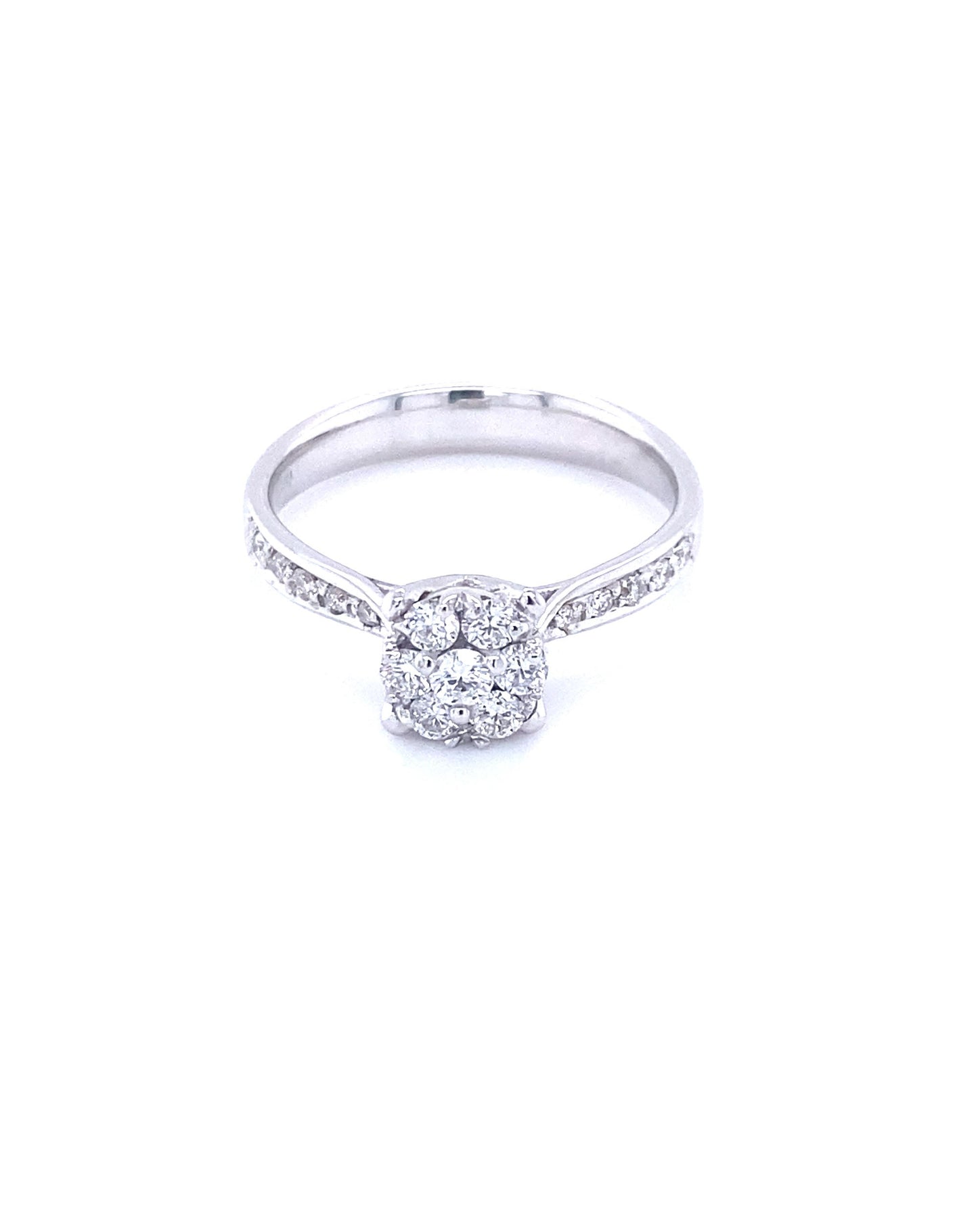 Diamonds Classic Cluster Diamond Ring Rings