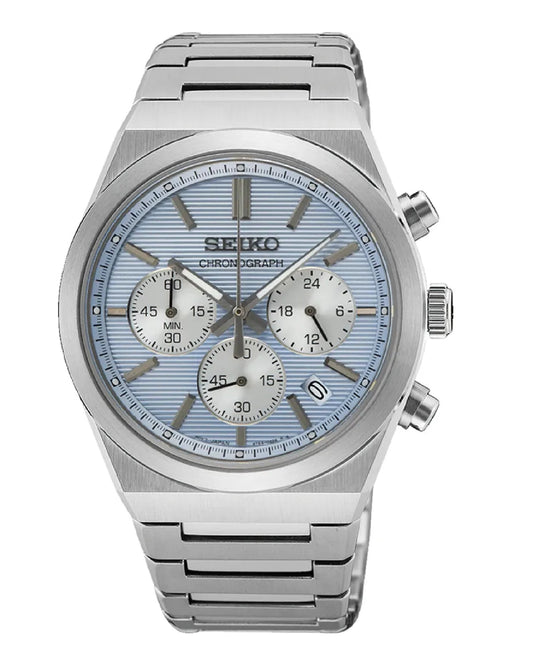 SSB459P1Seiko ESSENTIALS SPORT QUARZT CHRONO BLUE