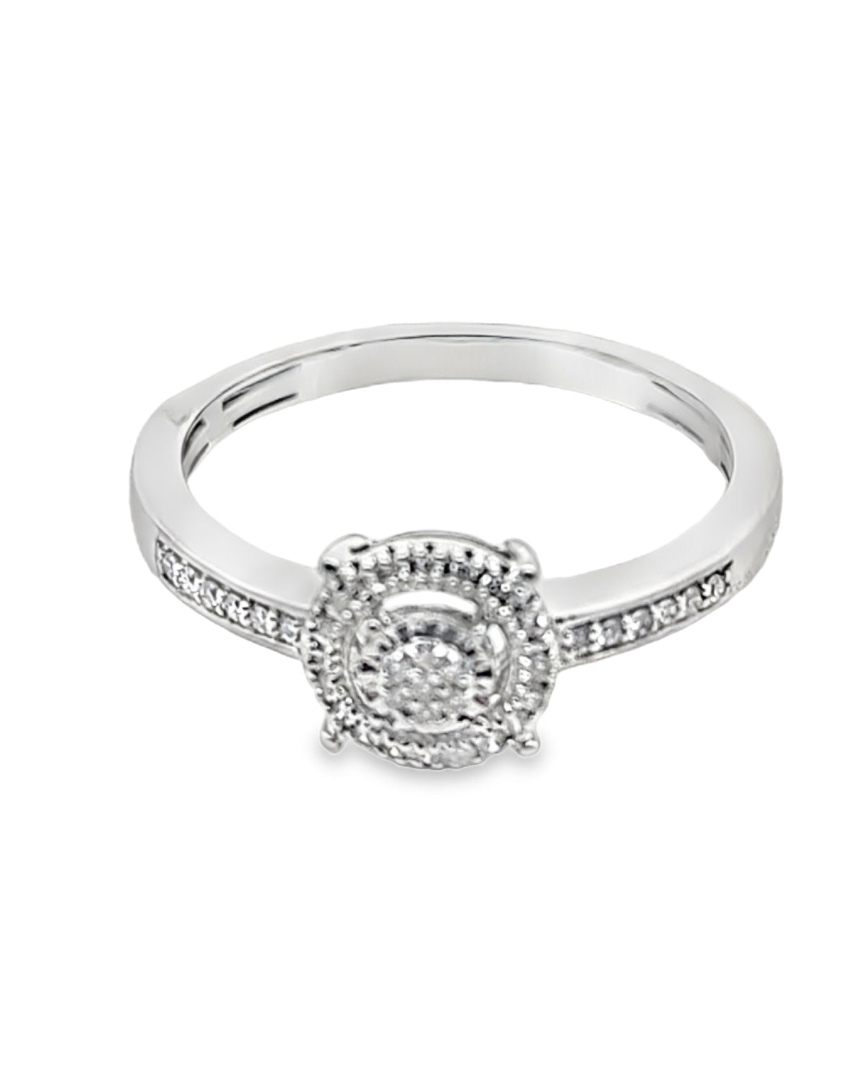 Diamond ring .12CT 18KT