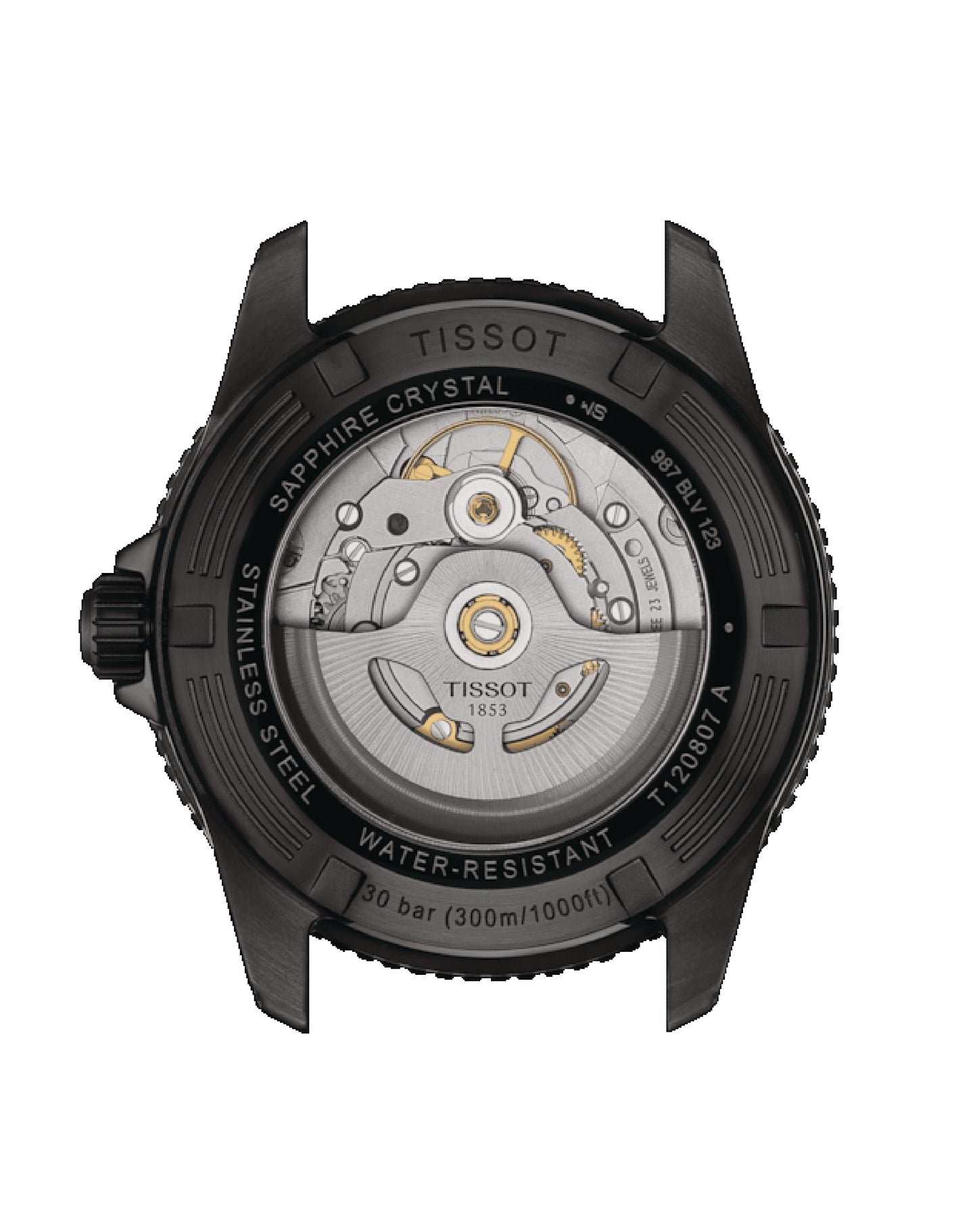 Tissot T120.807.37.041.00 Tissot Sea Star 1000 Powermatic 80 H Black Indexes Watch