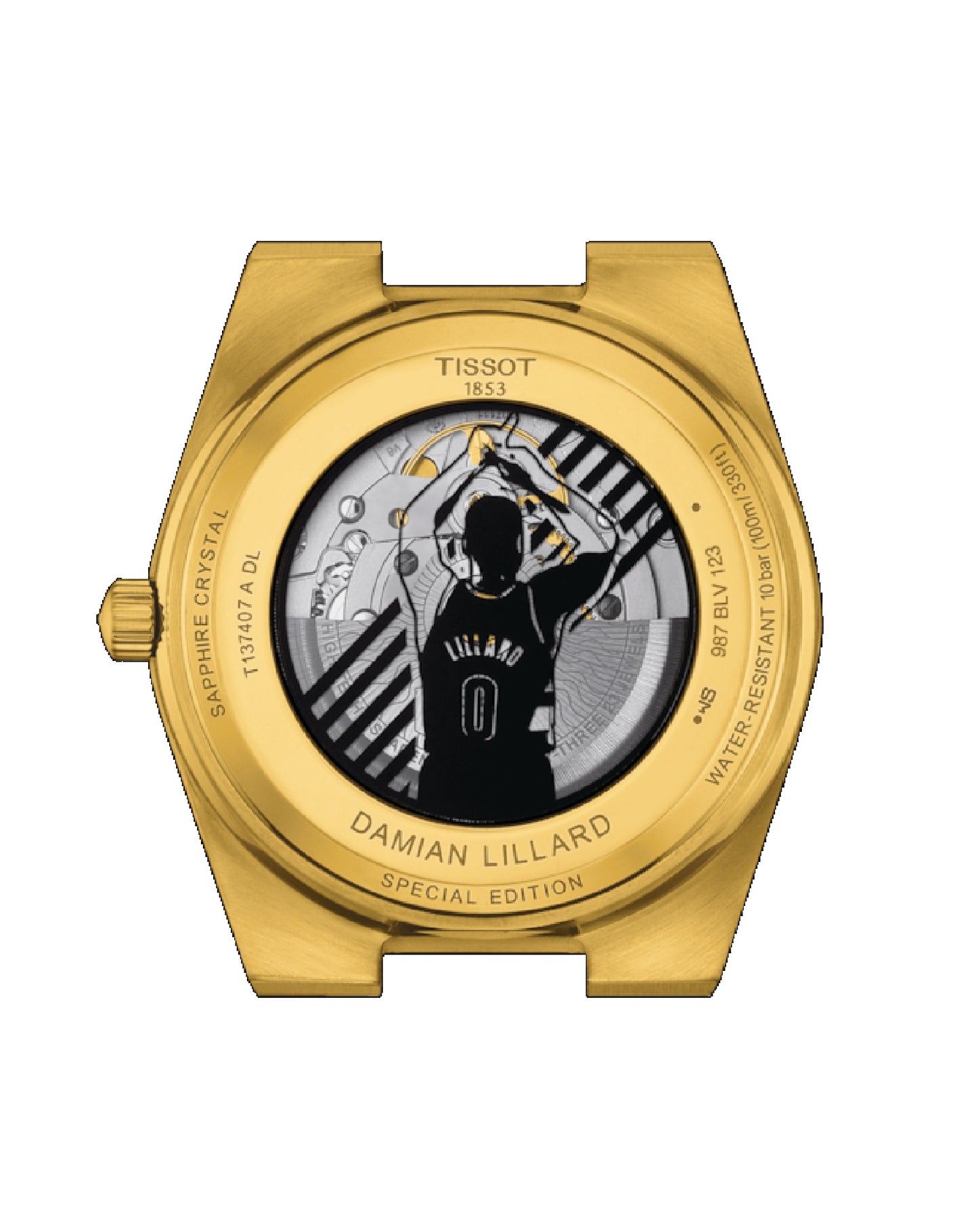 Tissot Tissot PRX 40MM 80 H Powermatic DAMIAN LILLARD EDITION T137.407.33.051.00 Watch